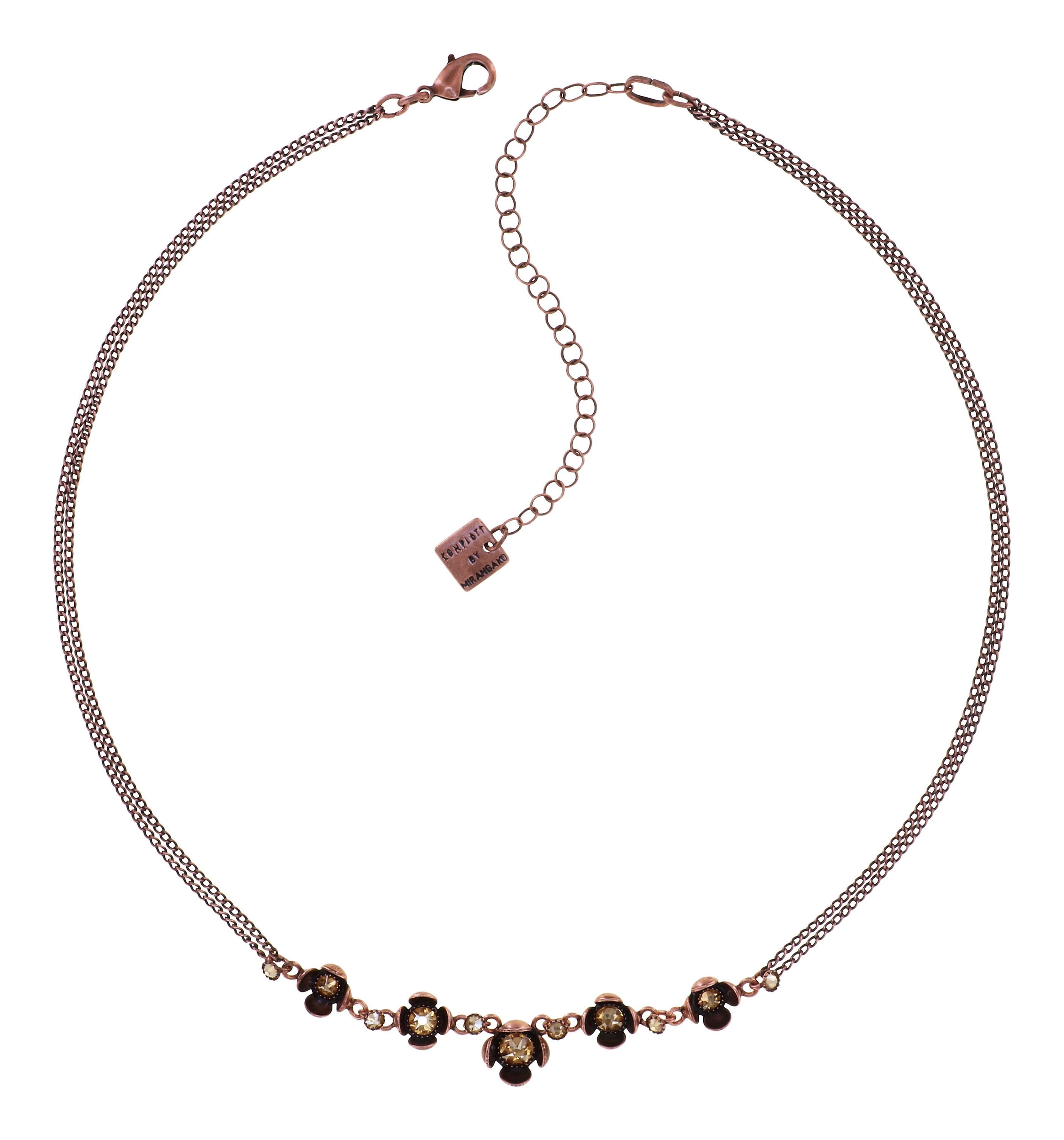 image pour Collier Little Frog Prince Marron / Vert  