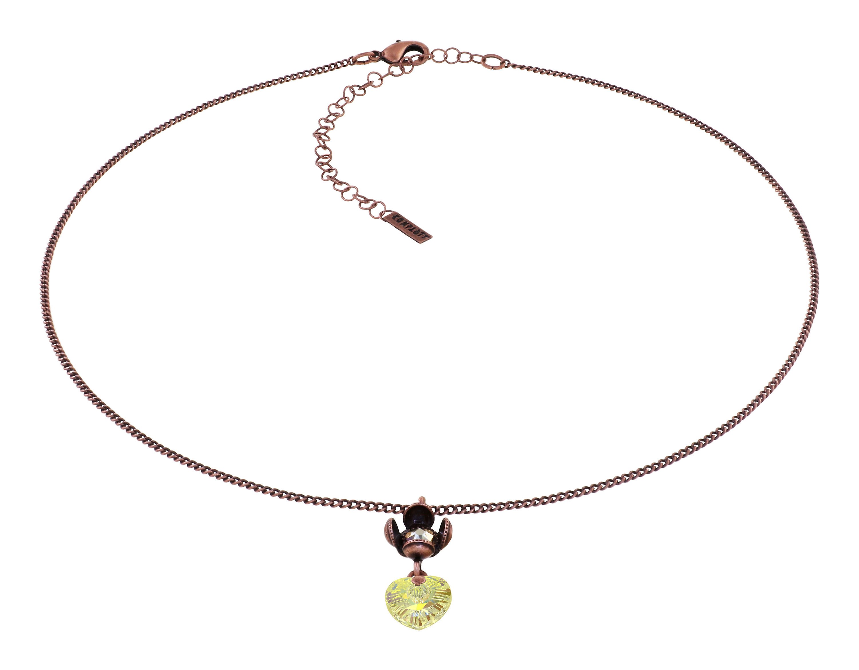 image for Necklace Pendant Little Frog Prince Brown / Green  