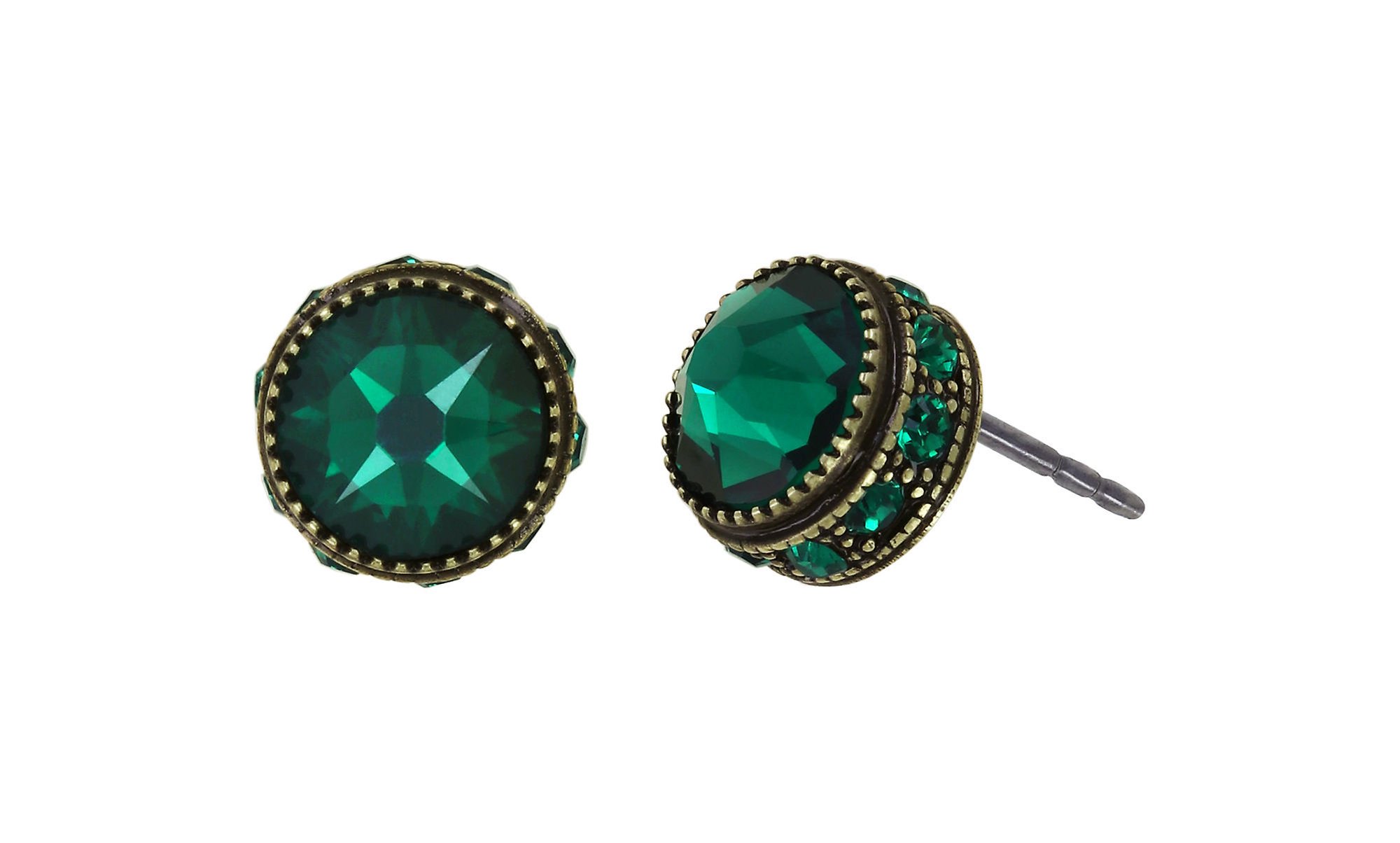 image for Earring stud Cool and Glam Green  