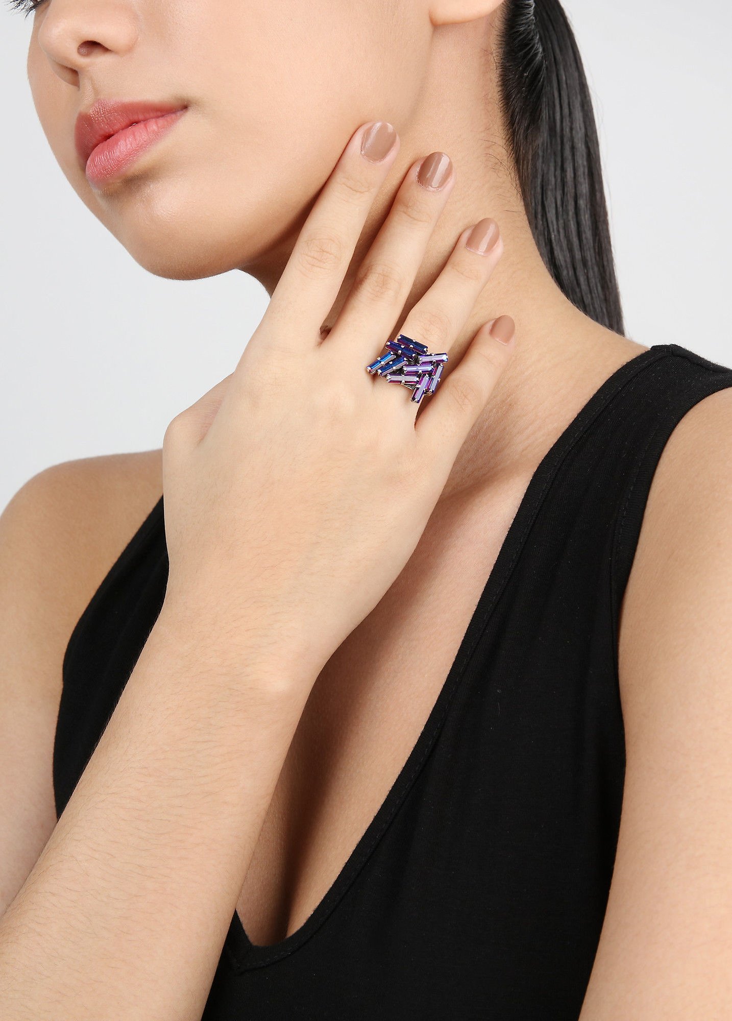 Bild für Ring Jumping Baguette Feuer Violett Pink / lila 