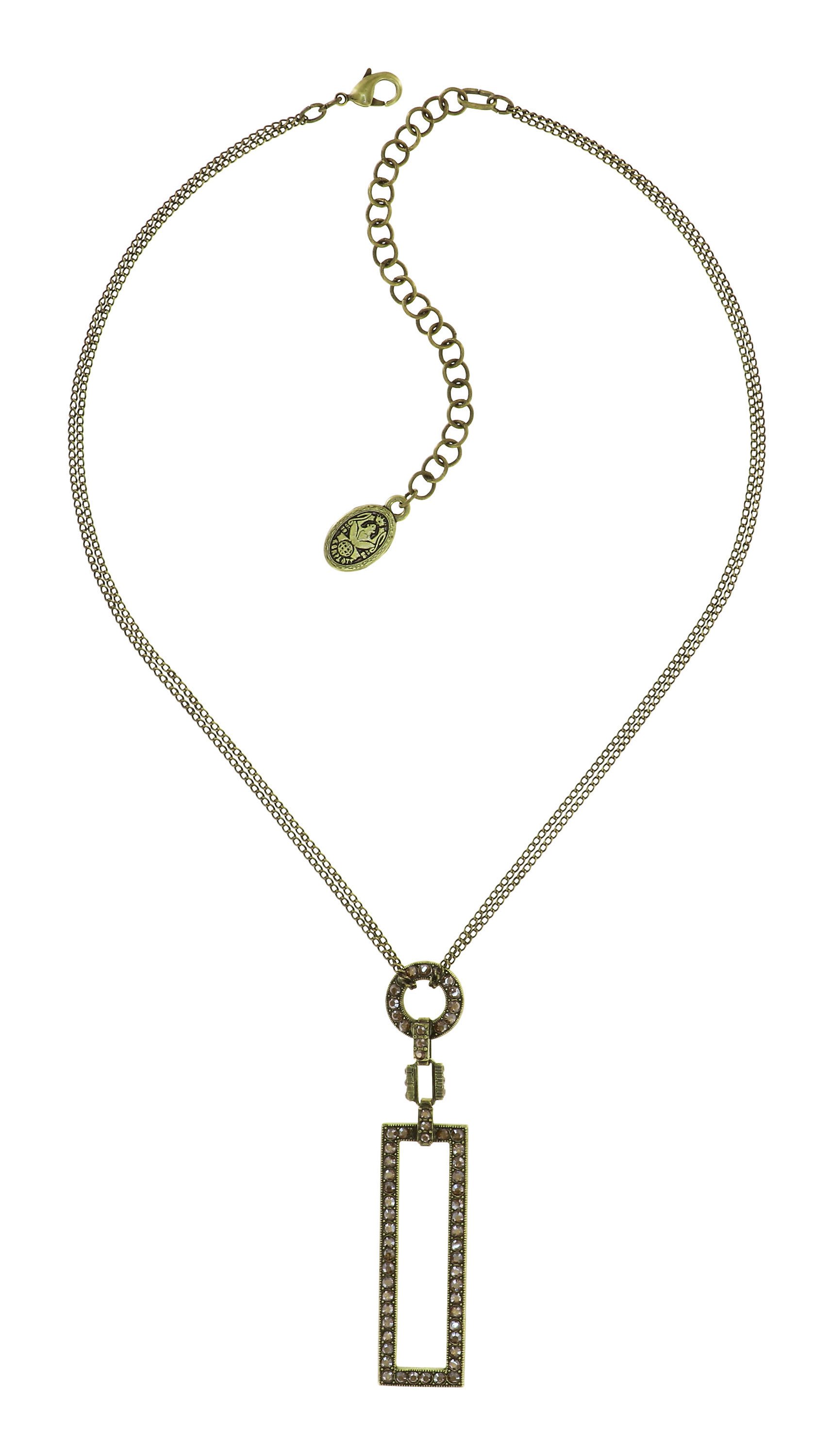 image for Necklace Pendant Cool and Glam Brown  