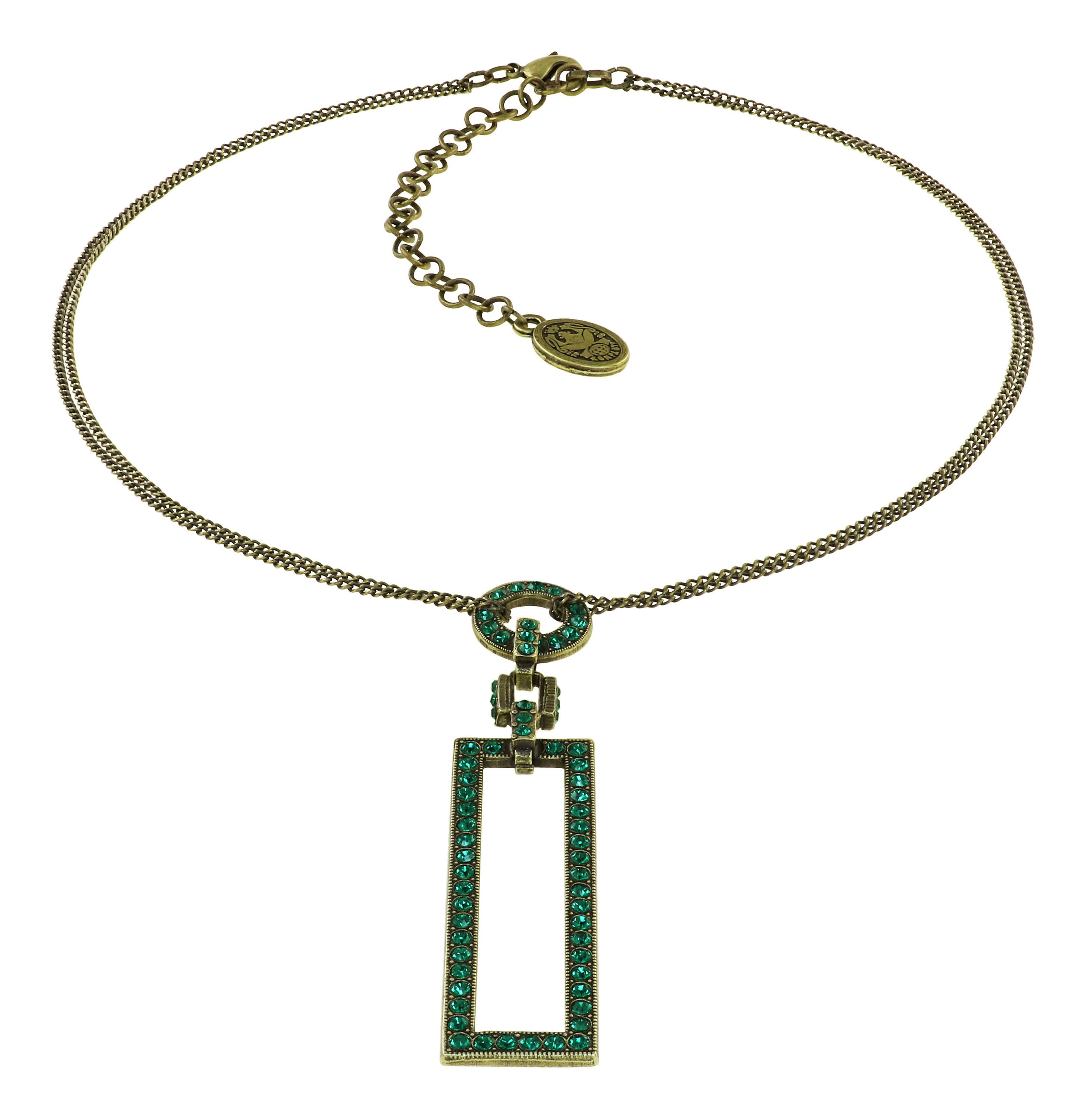 image for Necklace Pendant Cool and Glam Green  
