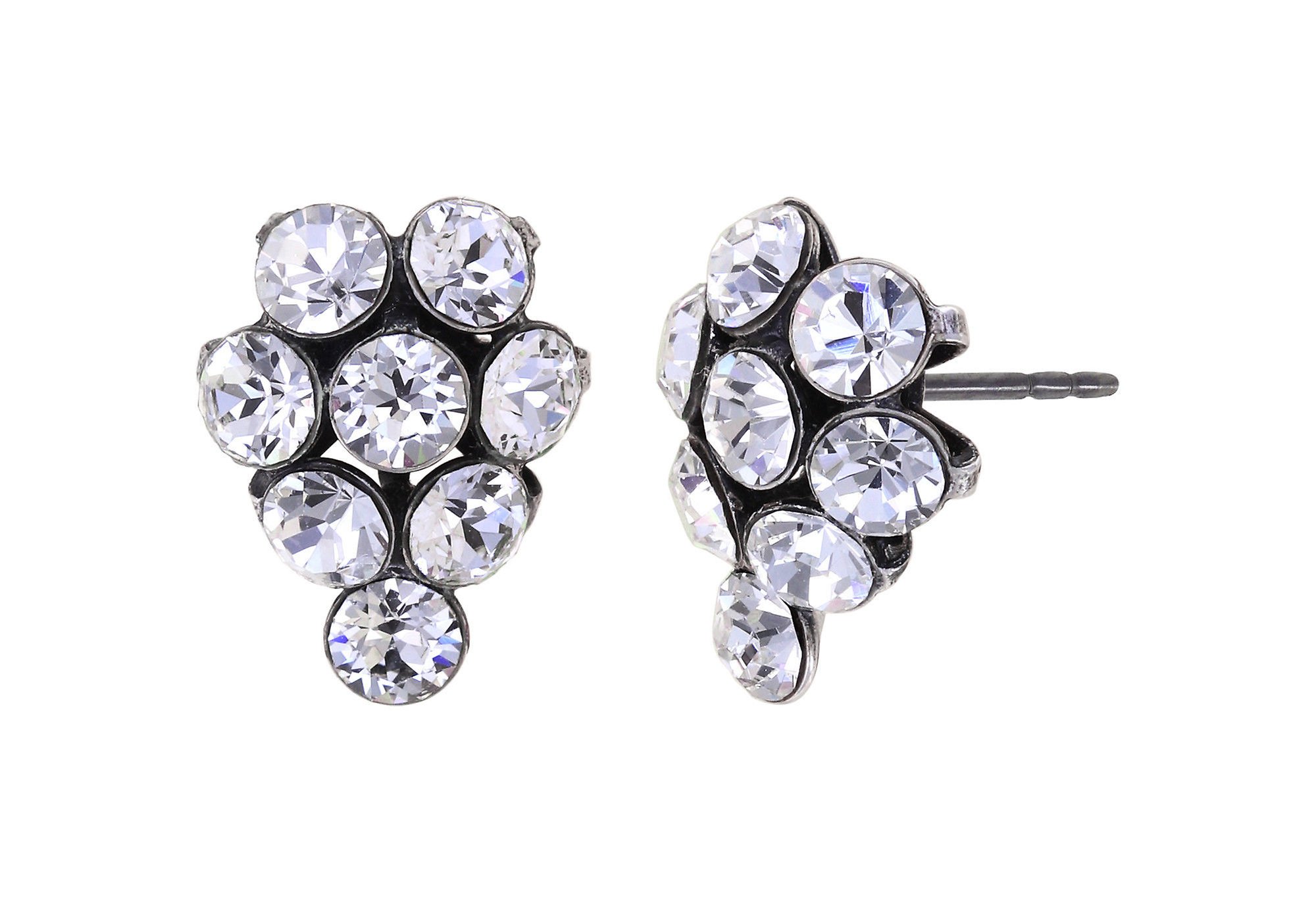 image pour Clou d'oreille Magic Fireball Blanc crystal Classic Size (21mm Ø)