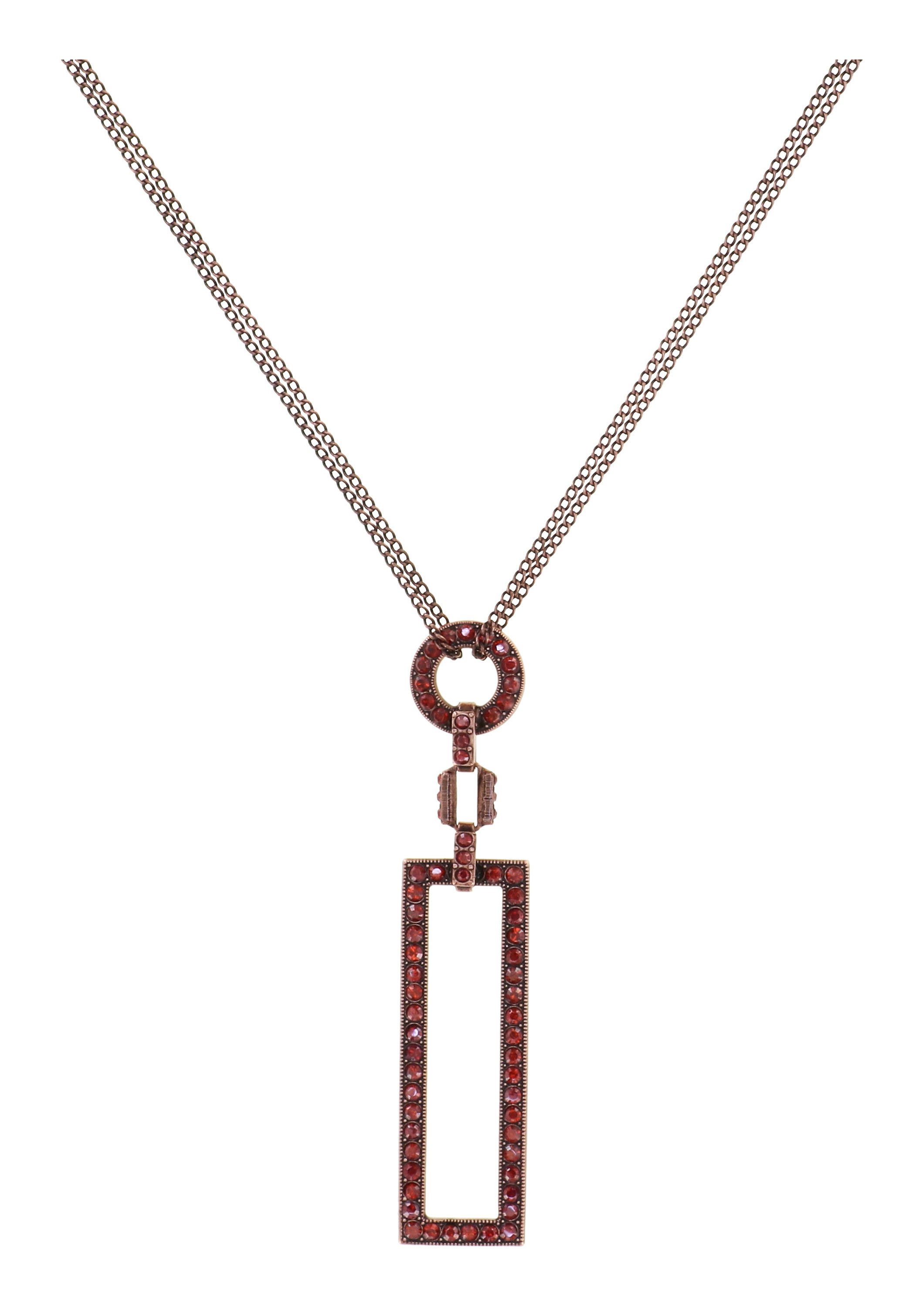 image for Necklace Pendant Cool and Glam Red  