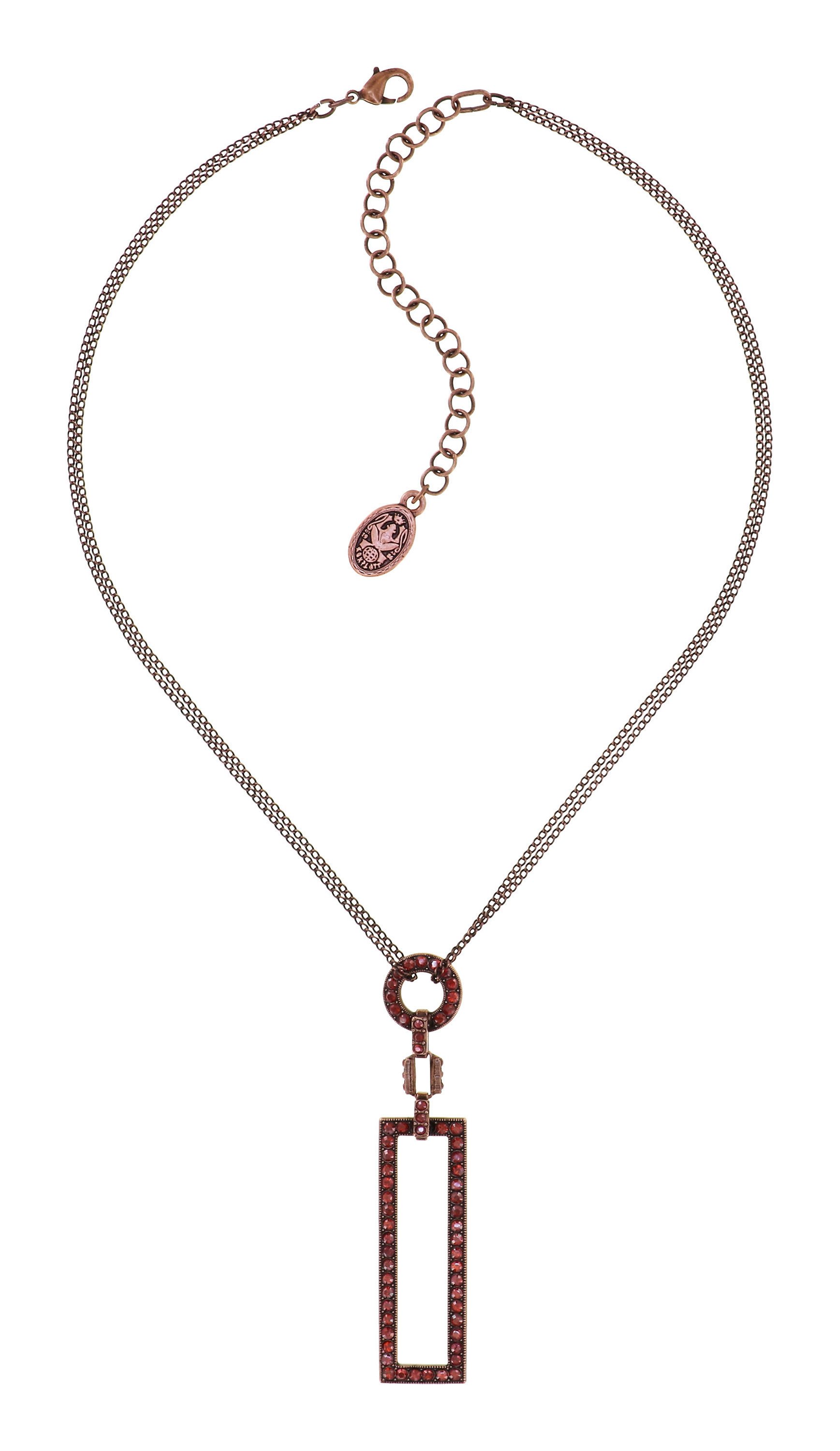 image for Necklace Pendant Cool and Glam Red  