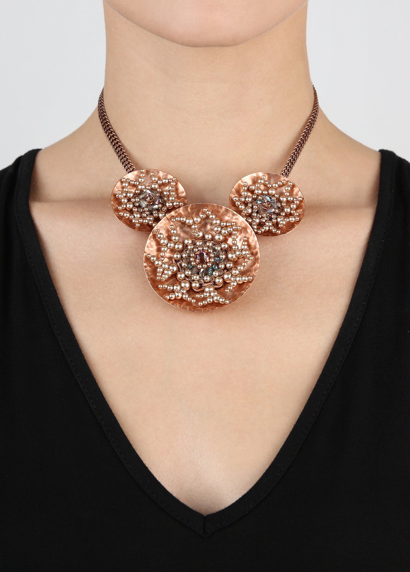 image for Necklace Soul of Thorns Sunset Brown size L,S