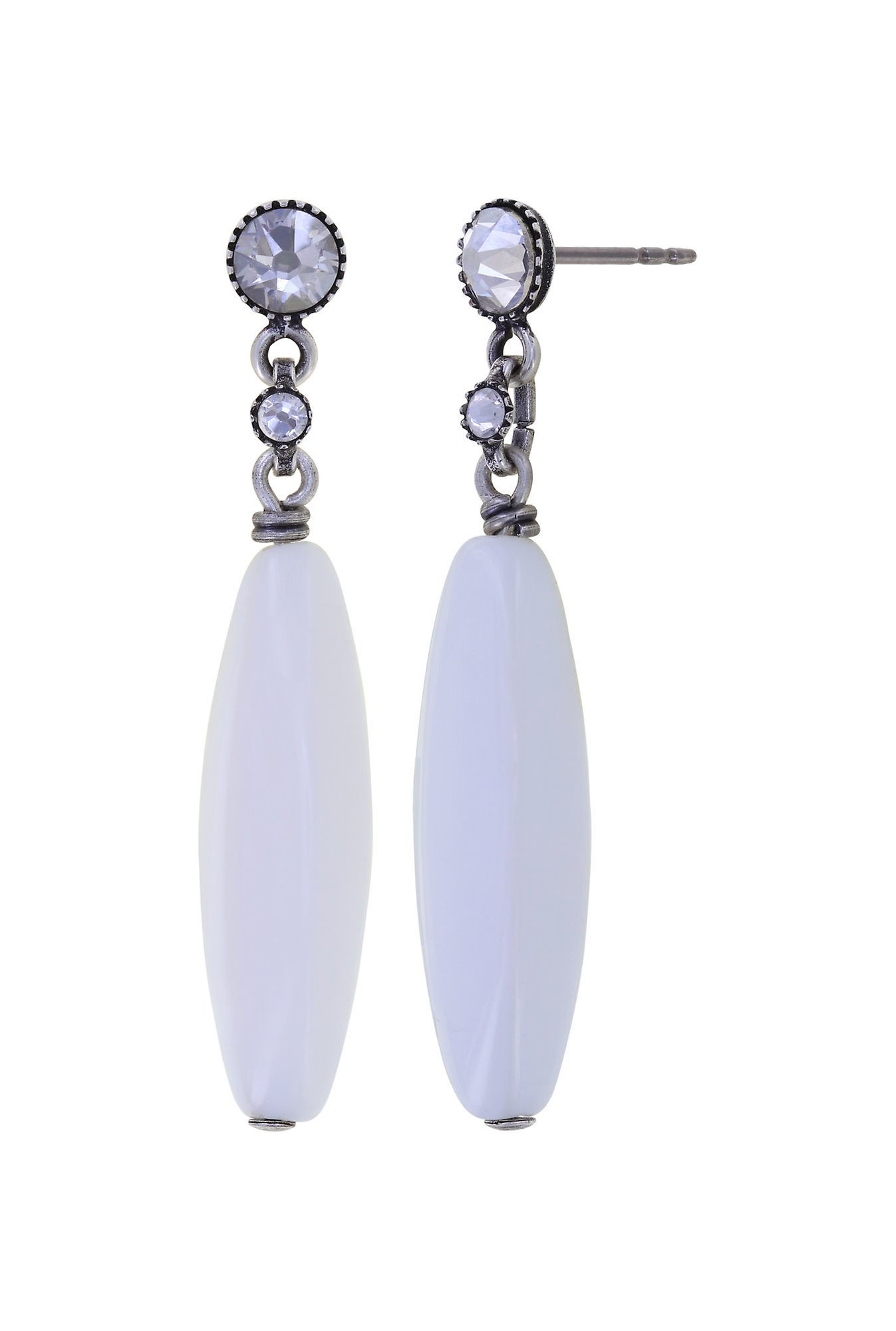 image pour Clou d'oreille pendant Daily Desire Blanc  