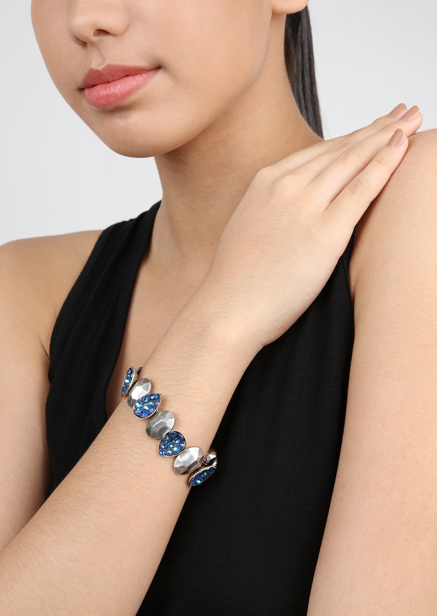 Bild für Armband Tears of Joy Blau Lagune Blau Größe M