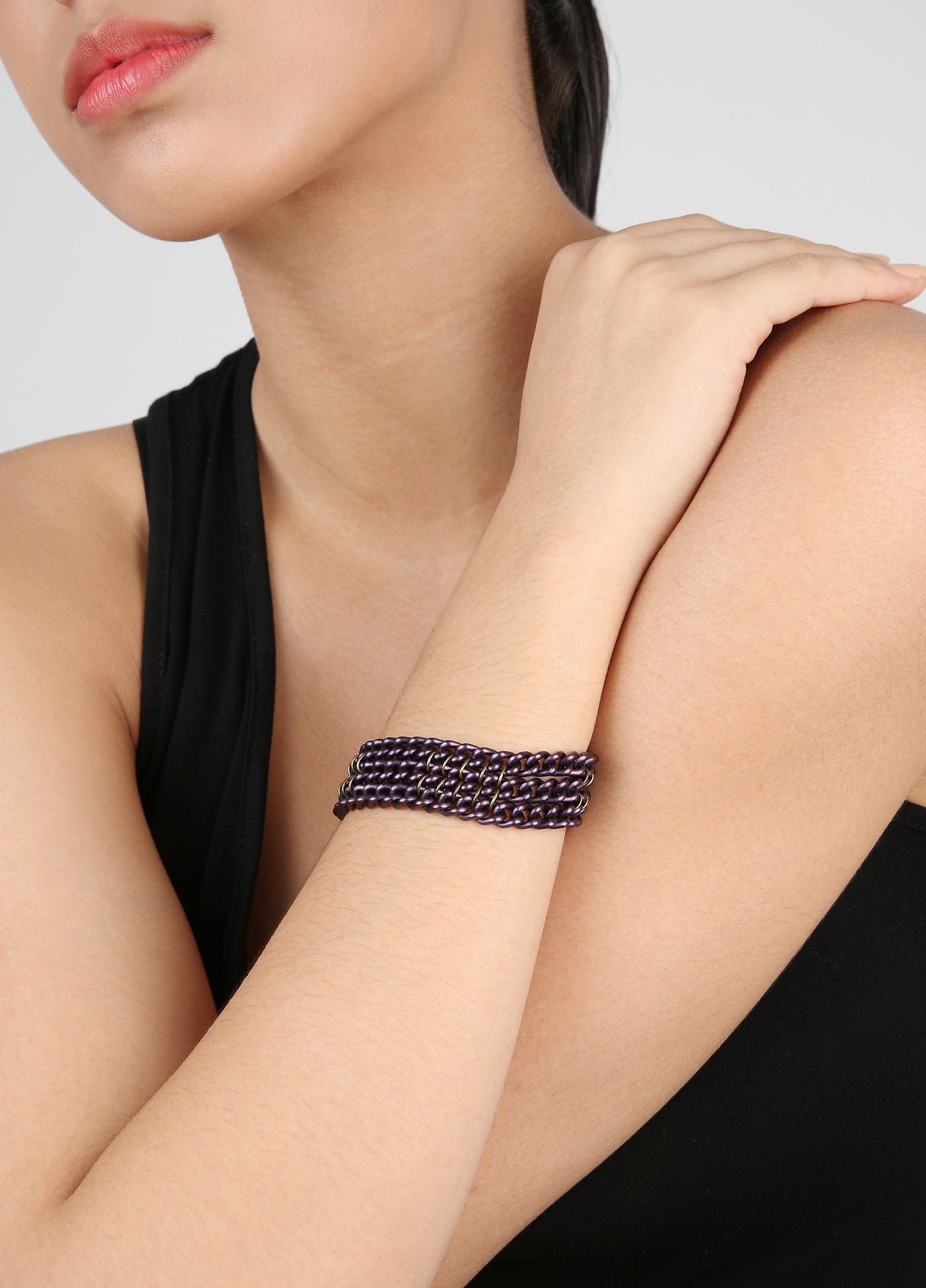 Bild für Armband Unchained Dunkellila  