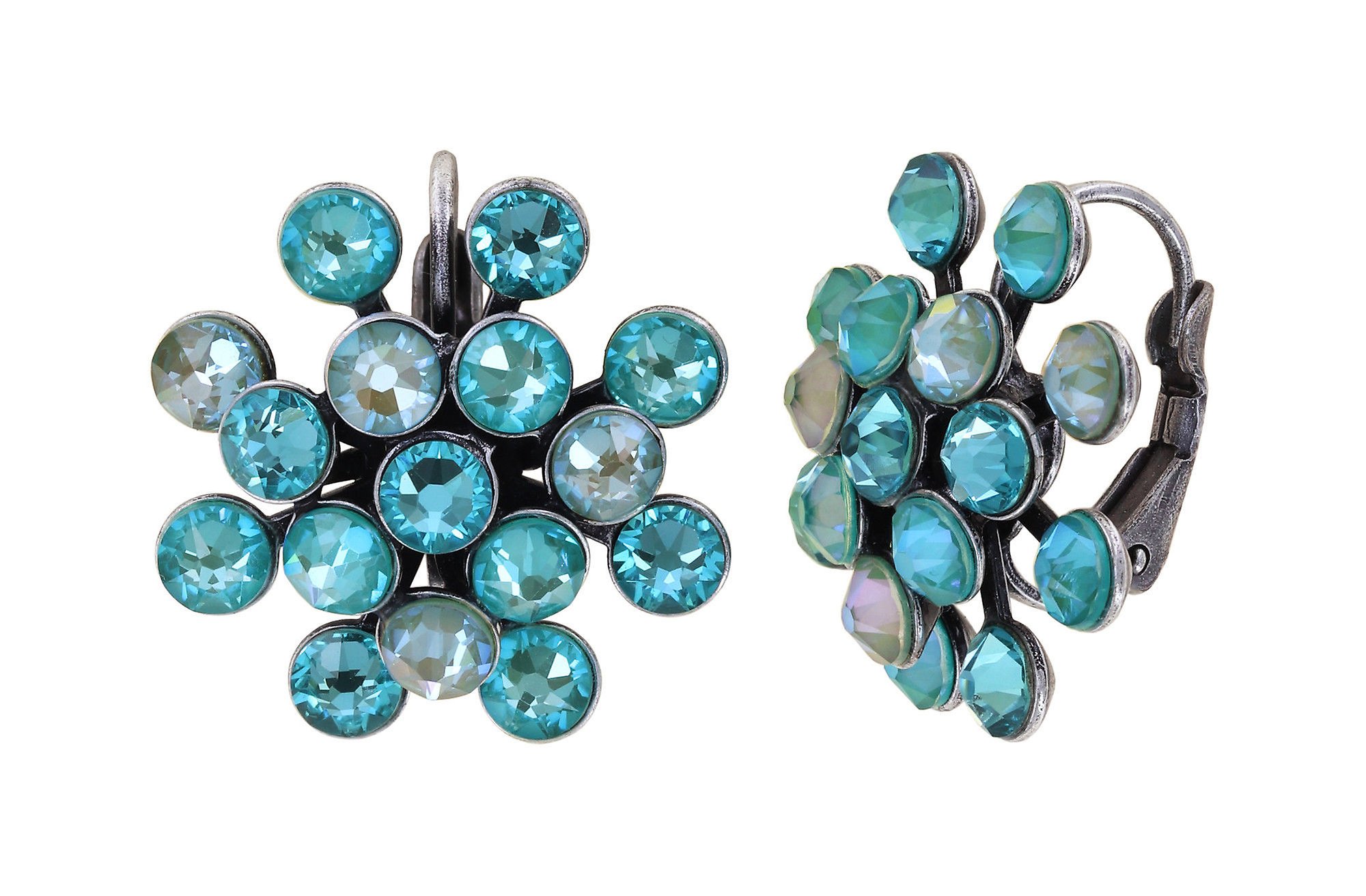 image for Earring Eurowire Magic Fireball Blue / Green  Classic Size (21mm Ø)