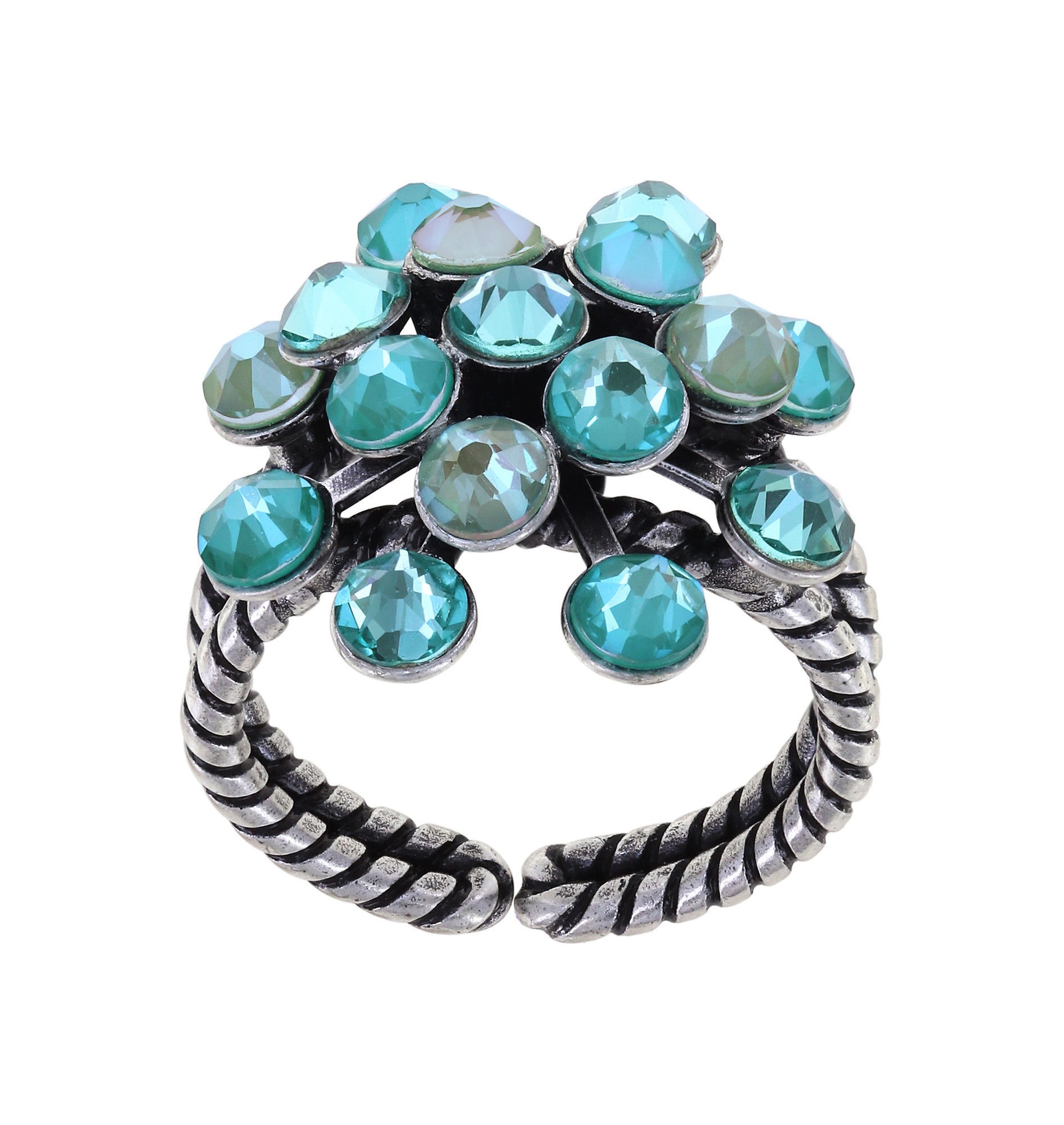 image for Ring Magic Fireball Blue / Green  Classic Size (21mm Ø)