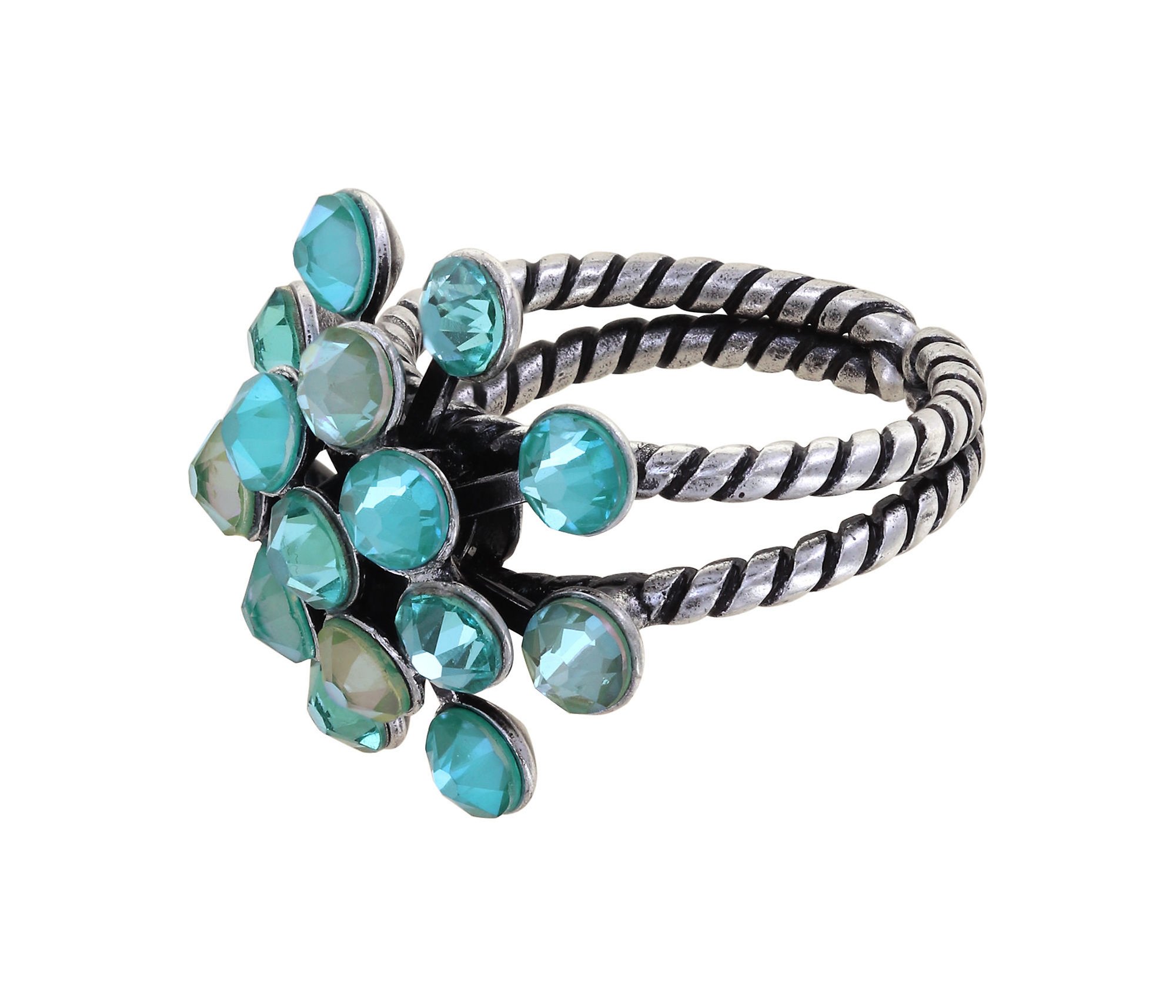 Bild für Ring Magic Fireball Blau / Grün  Classic Size (21mm Ø)