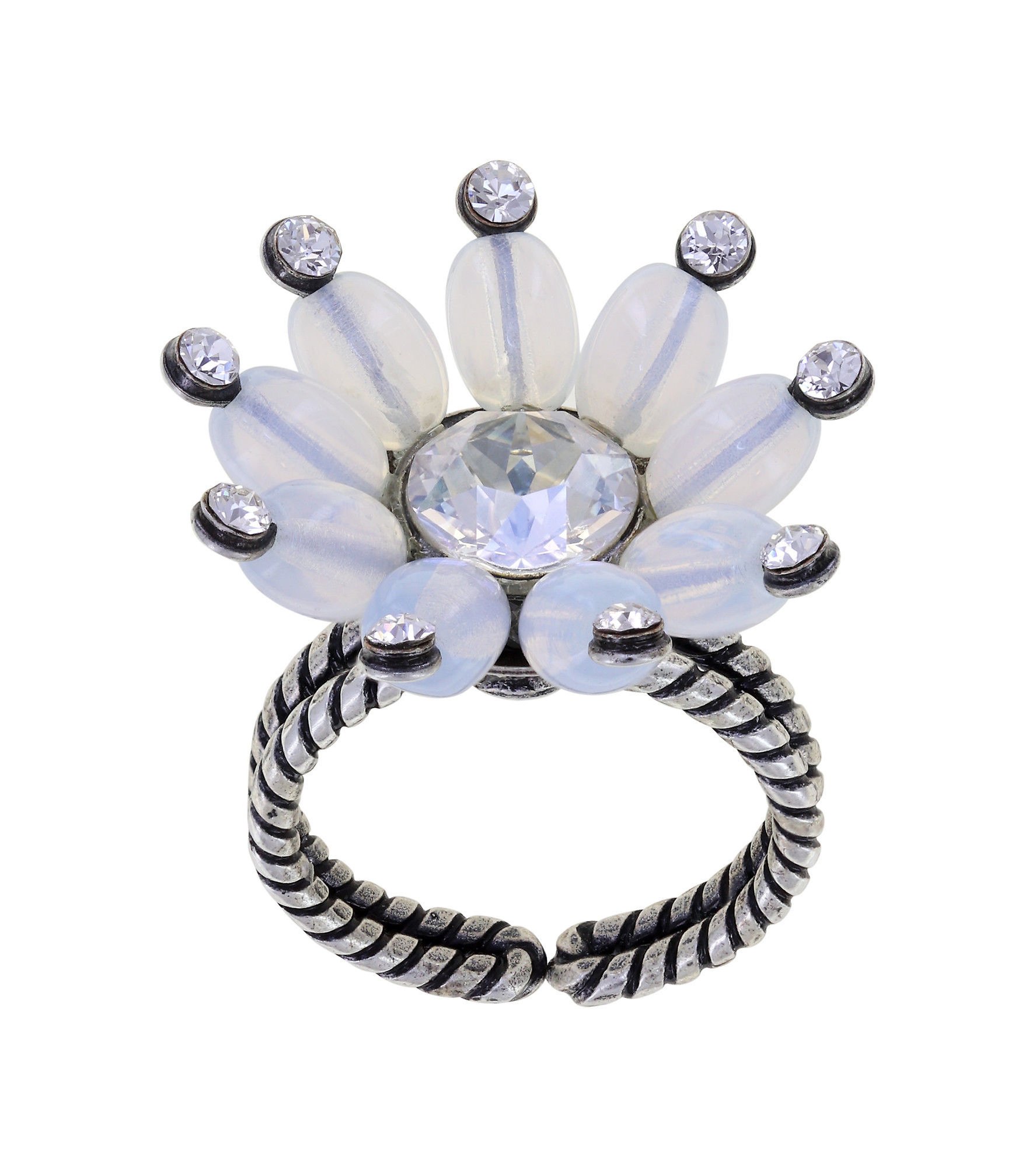 Kép Ring Daisy Riot White  size S