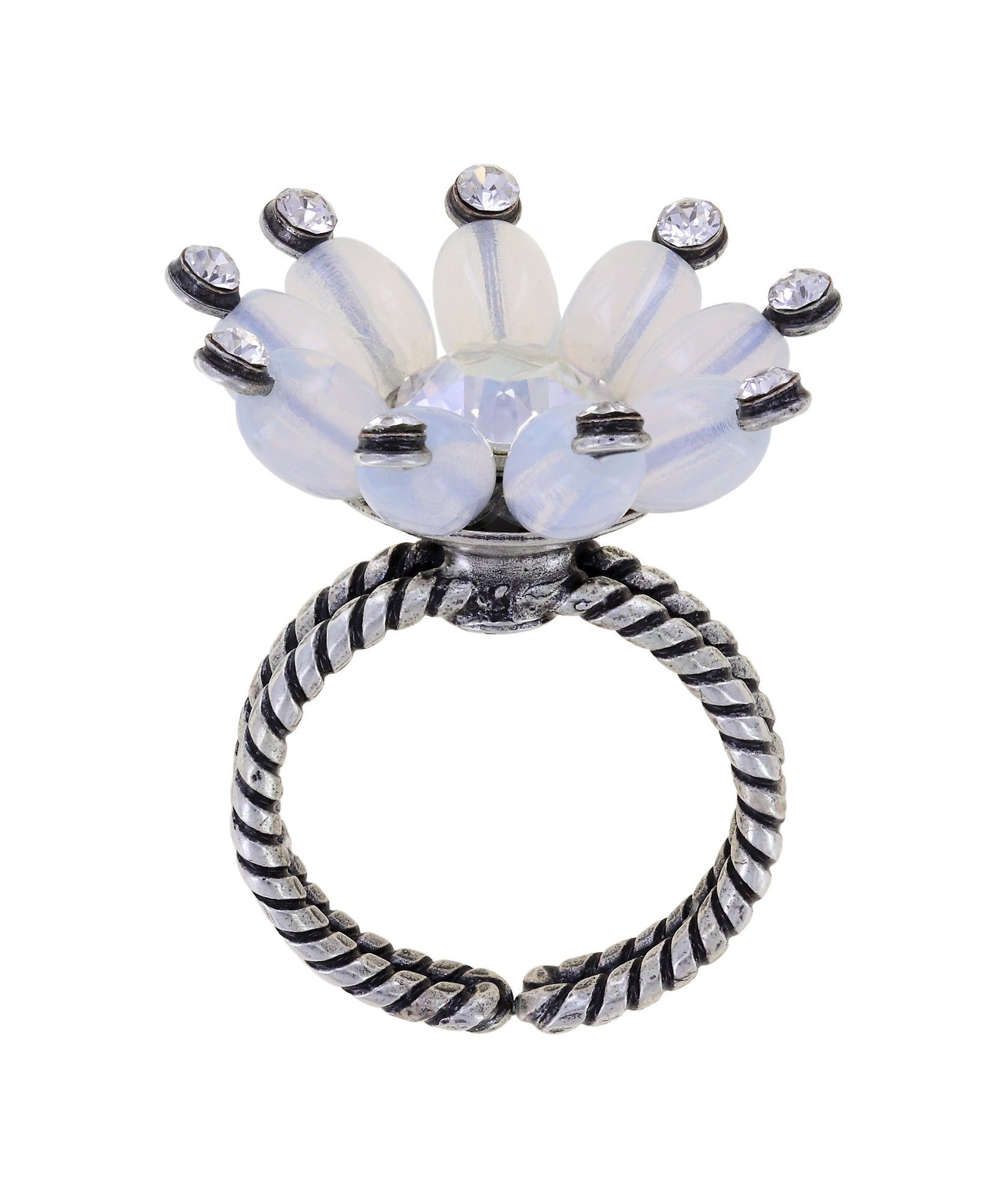 image pour Anneau Daisy Riot Blanc  size S