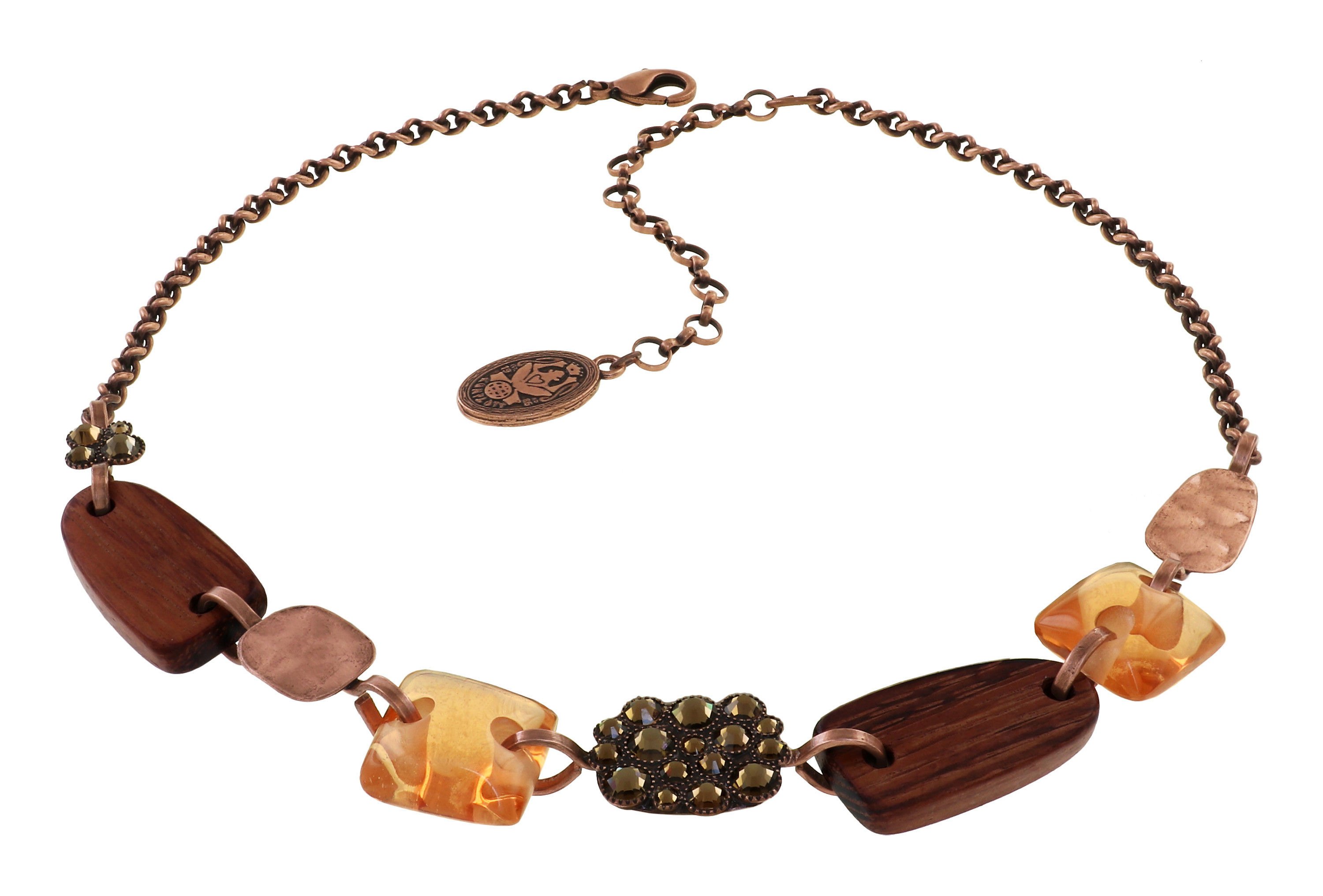 image pour Collier Earth, Wind and Business Marron  