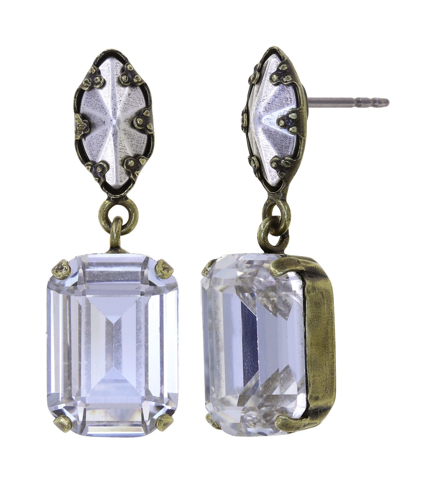 image for Earring Stud Dangling Sea Breeze White  