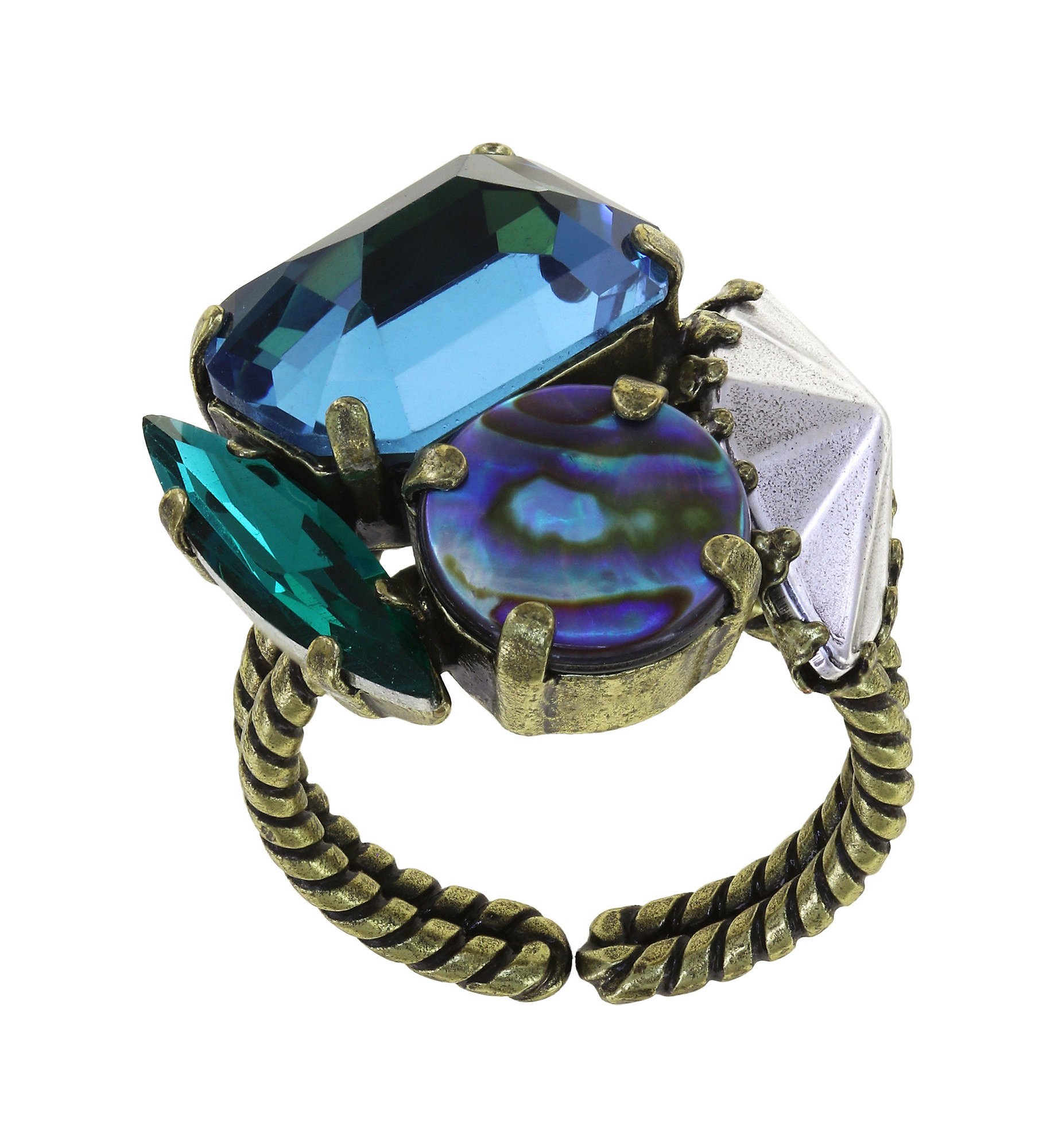 Bild für Ring Sea Breeze Blau / Grün  