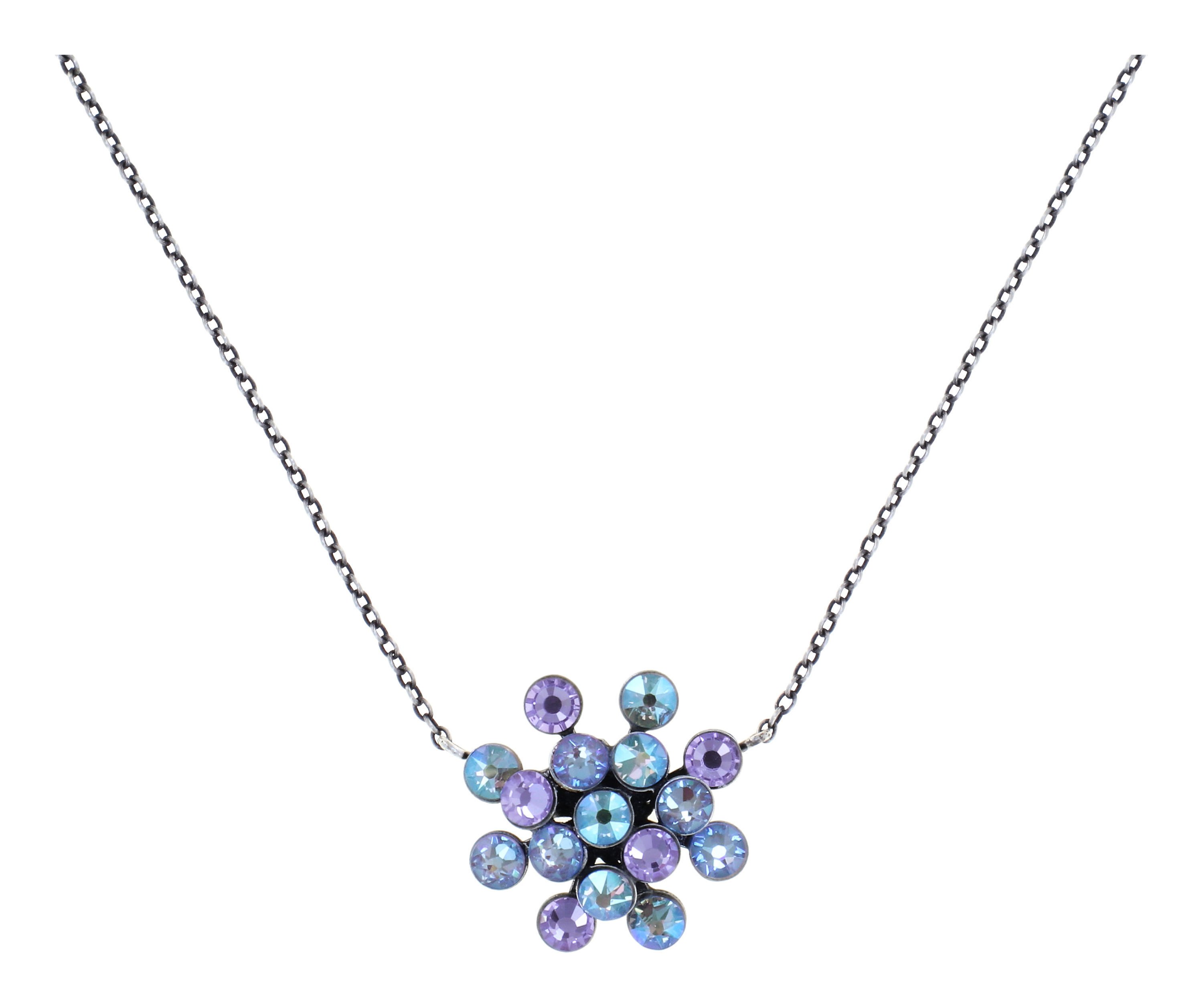 image for Necklace pendant Magic Fireball Blue / Lila  Classic Size (21mm Ø)