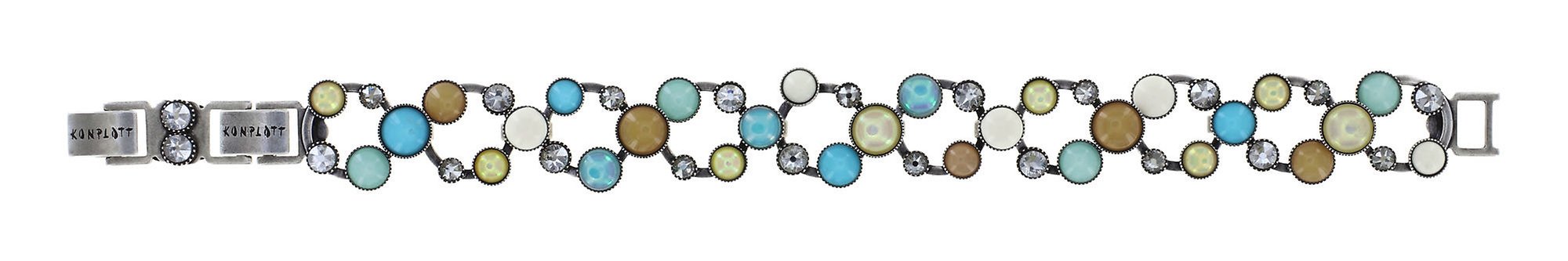 Bild für Armband Shopping Drops Blau / Braun  