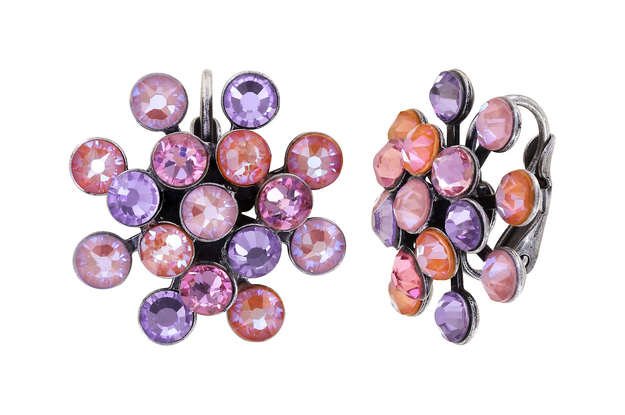 Bild für Ohrringe mit Brisur Magic Fireball Pink / Lila  Classic Size (21mm Ø)