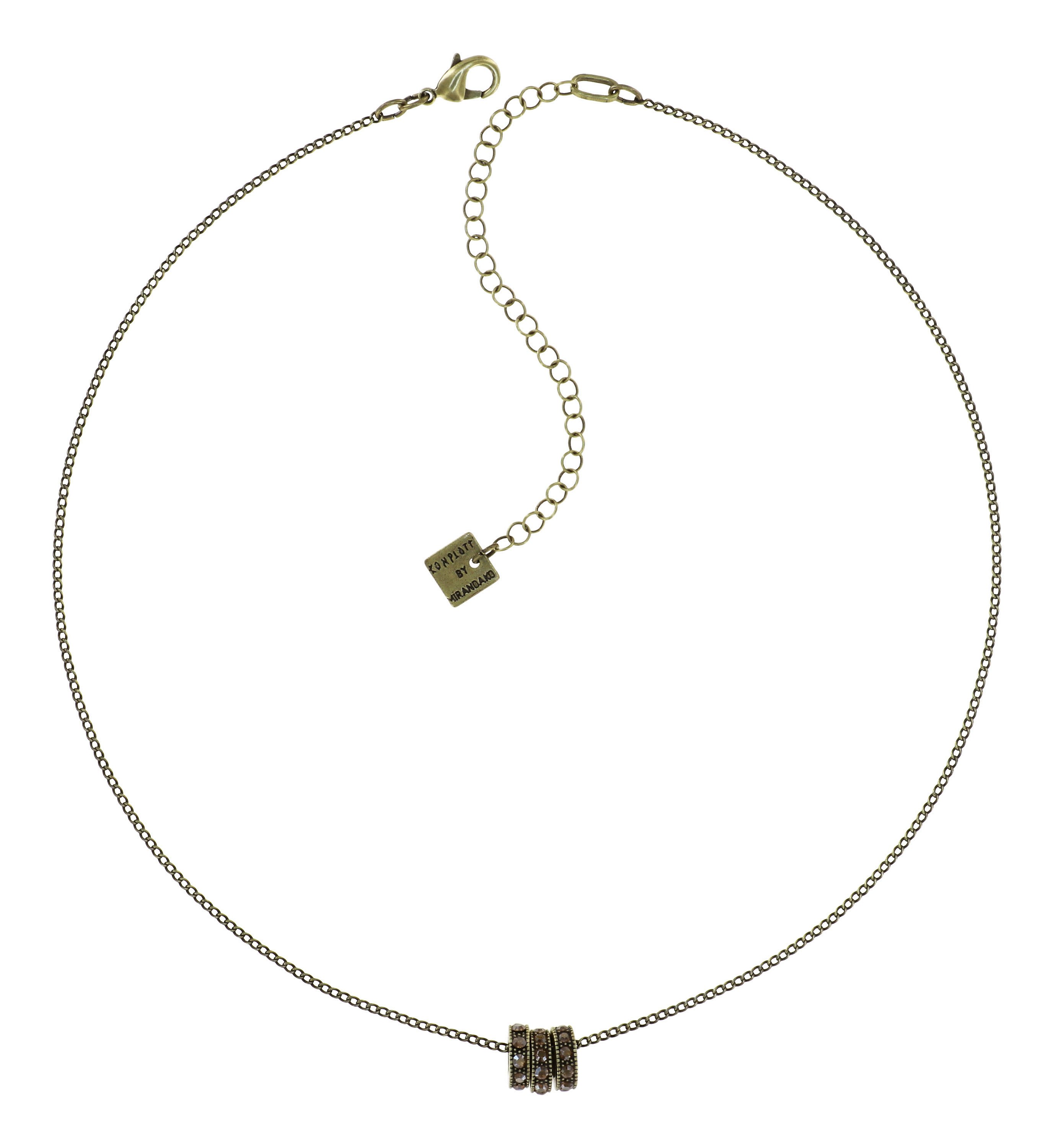 image pour Collier Colour Ring Marron  