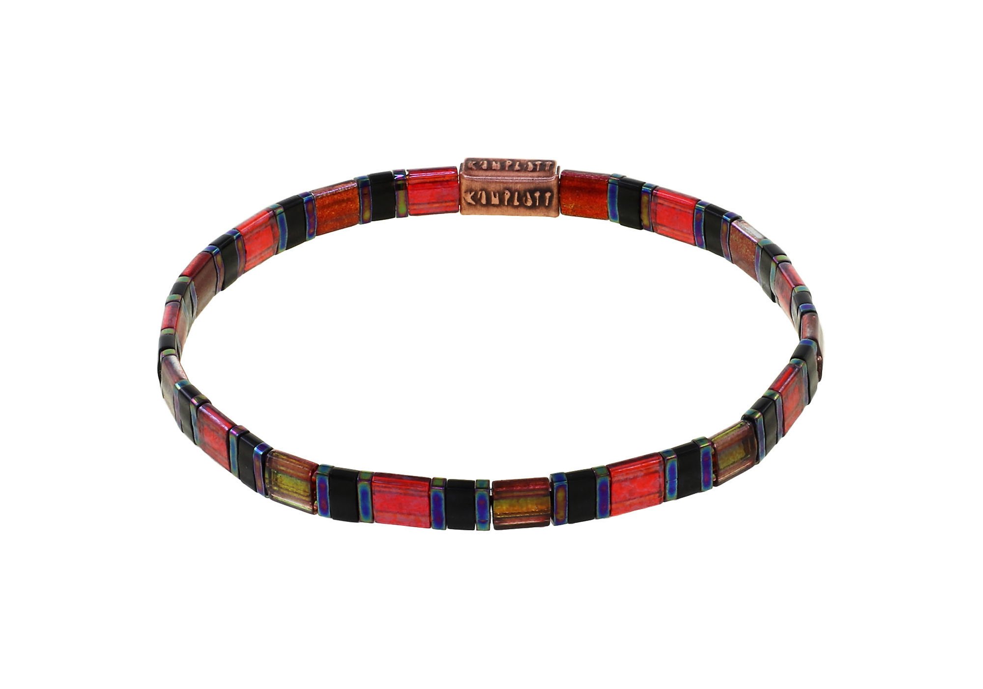 Bild für Armband elastisch Tilala Rot / Schwarz  