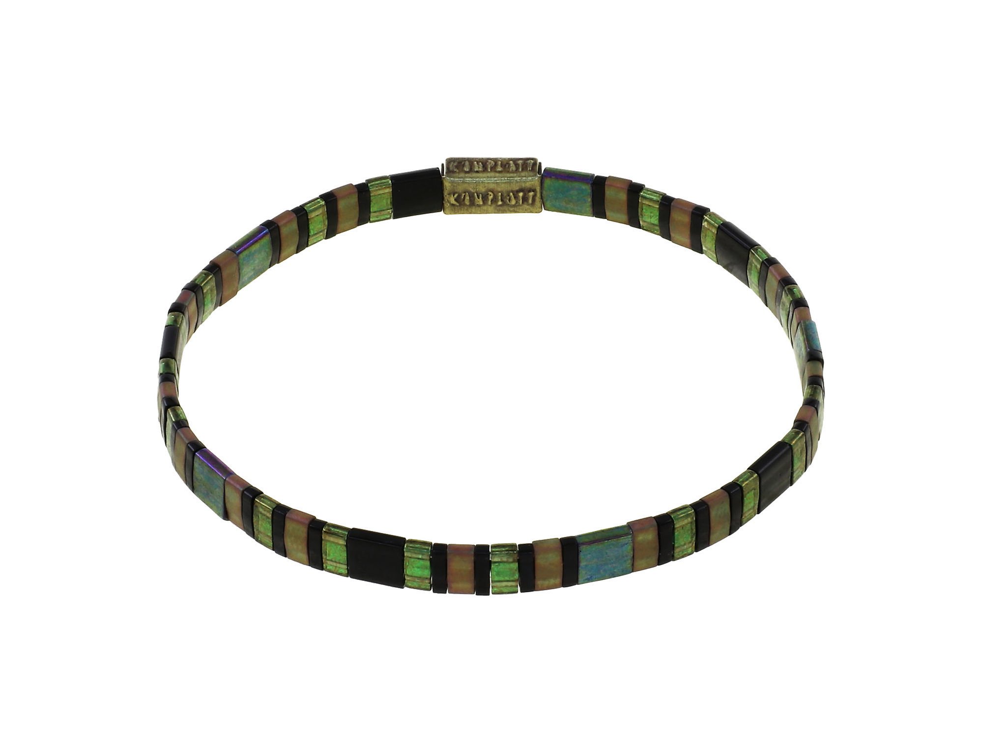 image for Bracelet Elastic Tilala Black / Green  