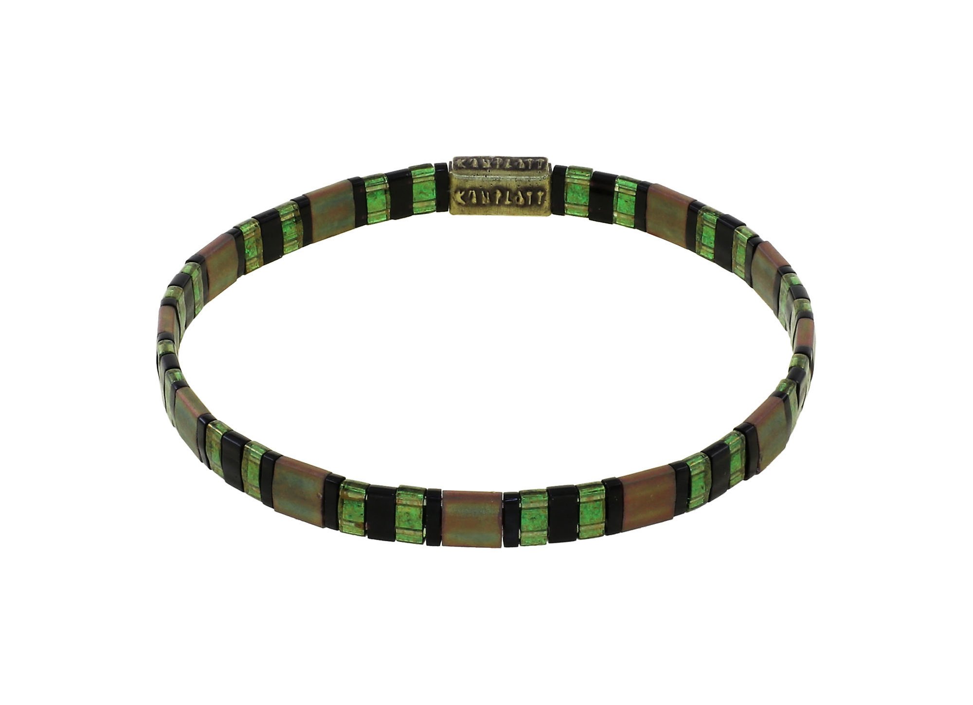 image pour Bracelet élastique Tilala Noir / Vert  