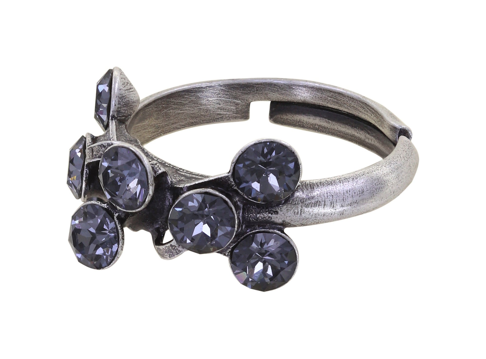 Bild für Ring Magic Fireball Grau crystal night fall Classic Size (21mm Ø)