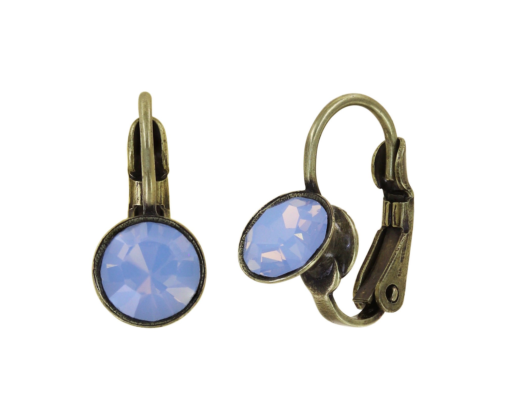 Bild für Ohrringe mit Brisur Black Jack Hellblau lt. sapphire opal SS 29