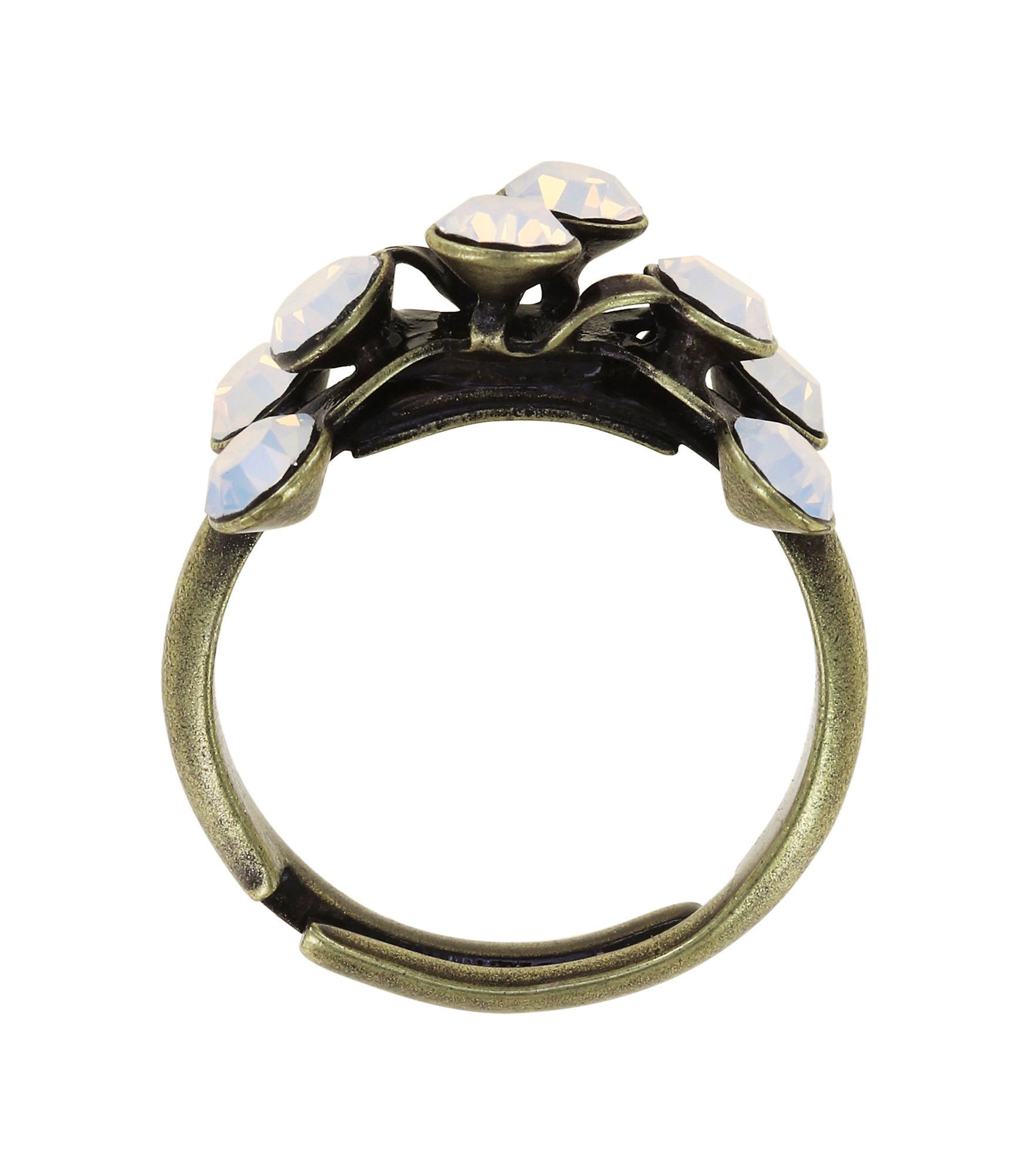 image pour Anneau Magic Fireball Blanc white opal Classic Size (21mm Ø)