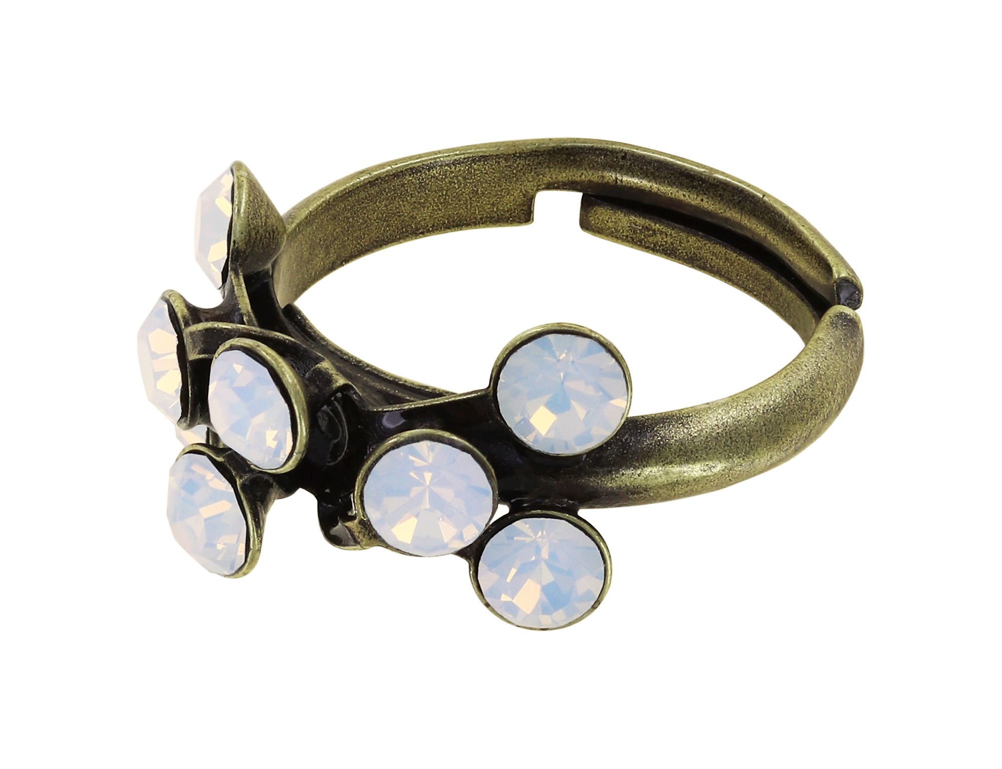 Bild für Ring Magic Fireball weiß Weißer Opal Classic Size (21mm Ø)