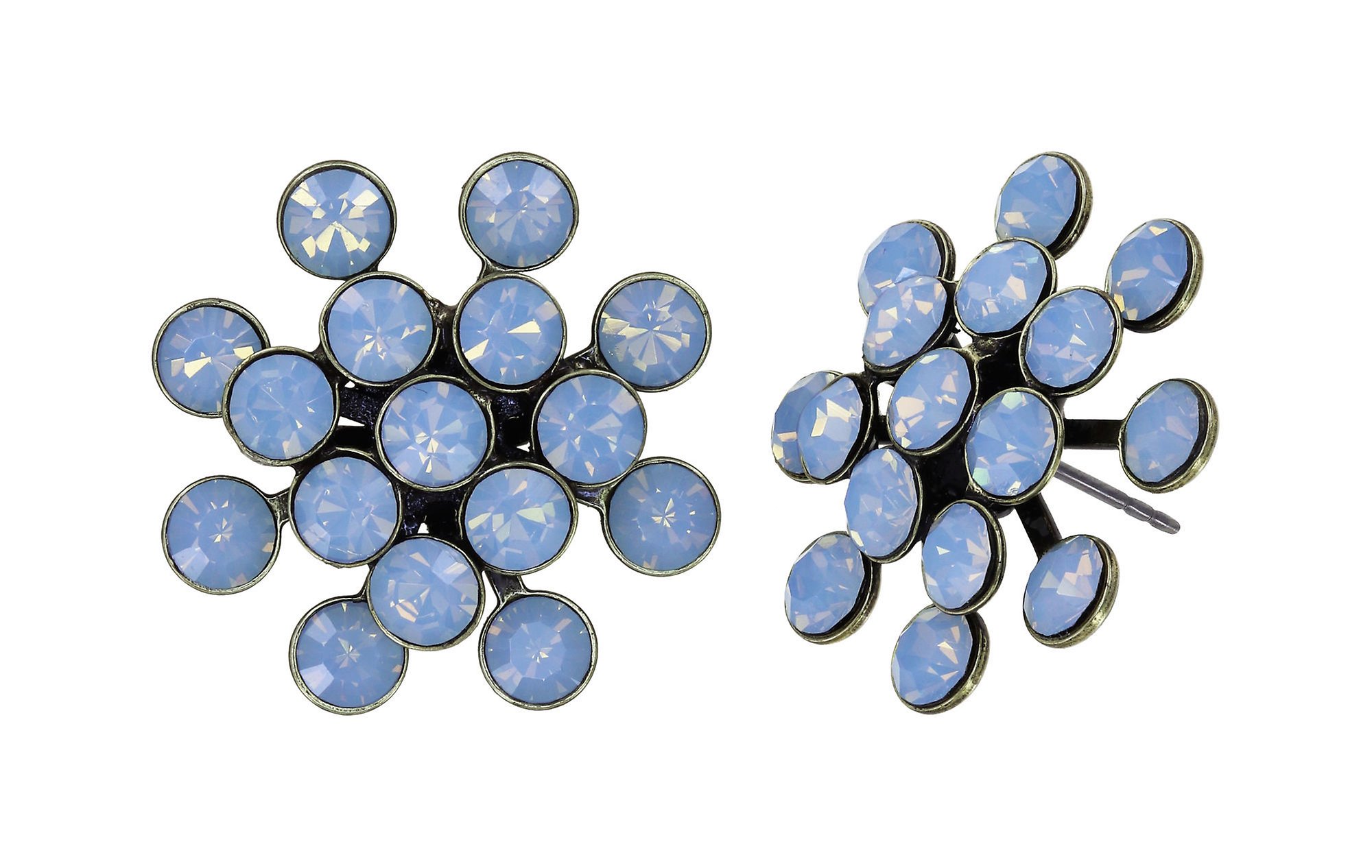 image pour Clou d'oreille Magic Fireball Bleu lt. sapphire opal Classic Size (21mm Ø)