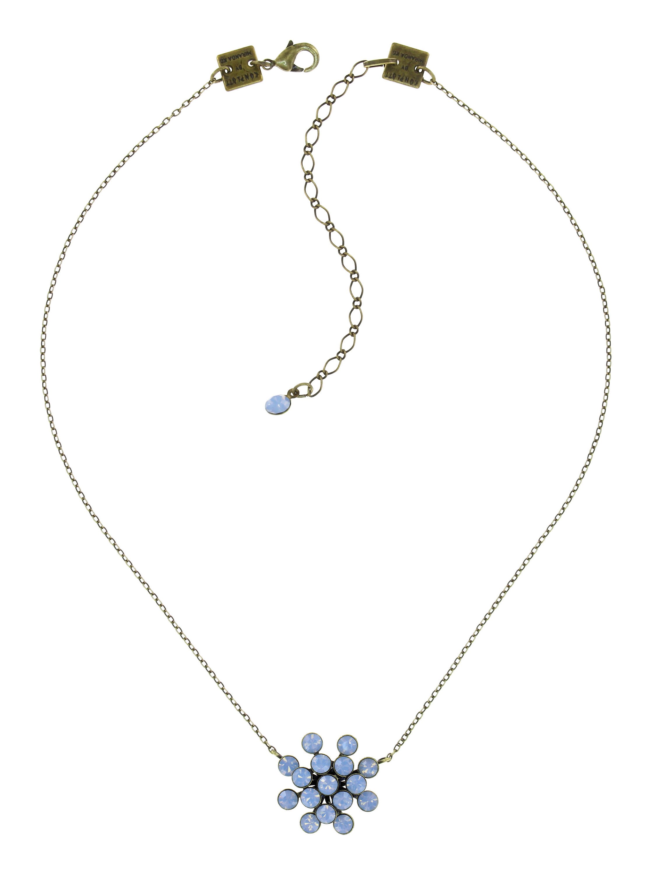 image for Necklace Pendant Magic Fireball Blue lt. sapphire opal Classic Size (21mm Ø)