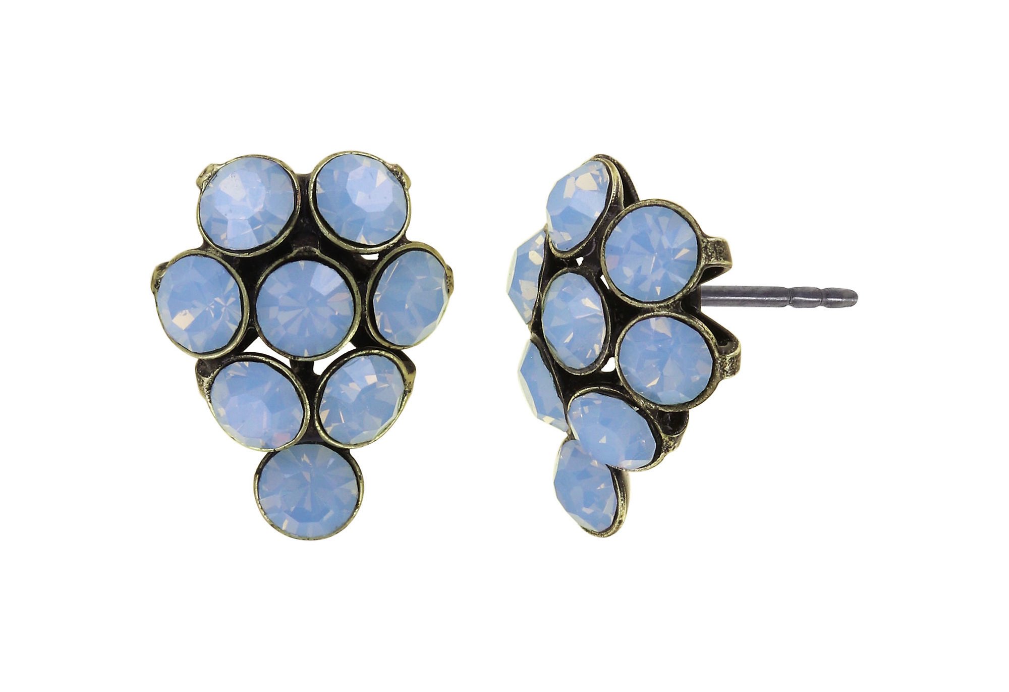 Bild für Ohrstecker Magic Fireball Blau lt. sapphire opal Classic Size (21mm Ø)