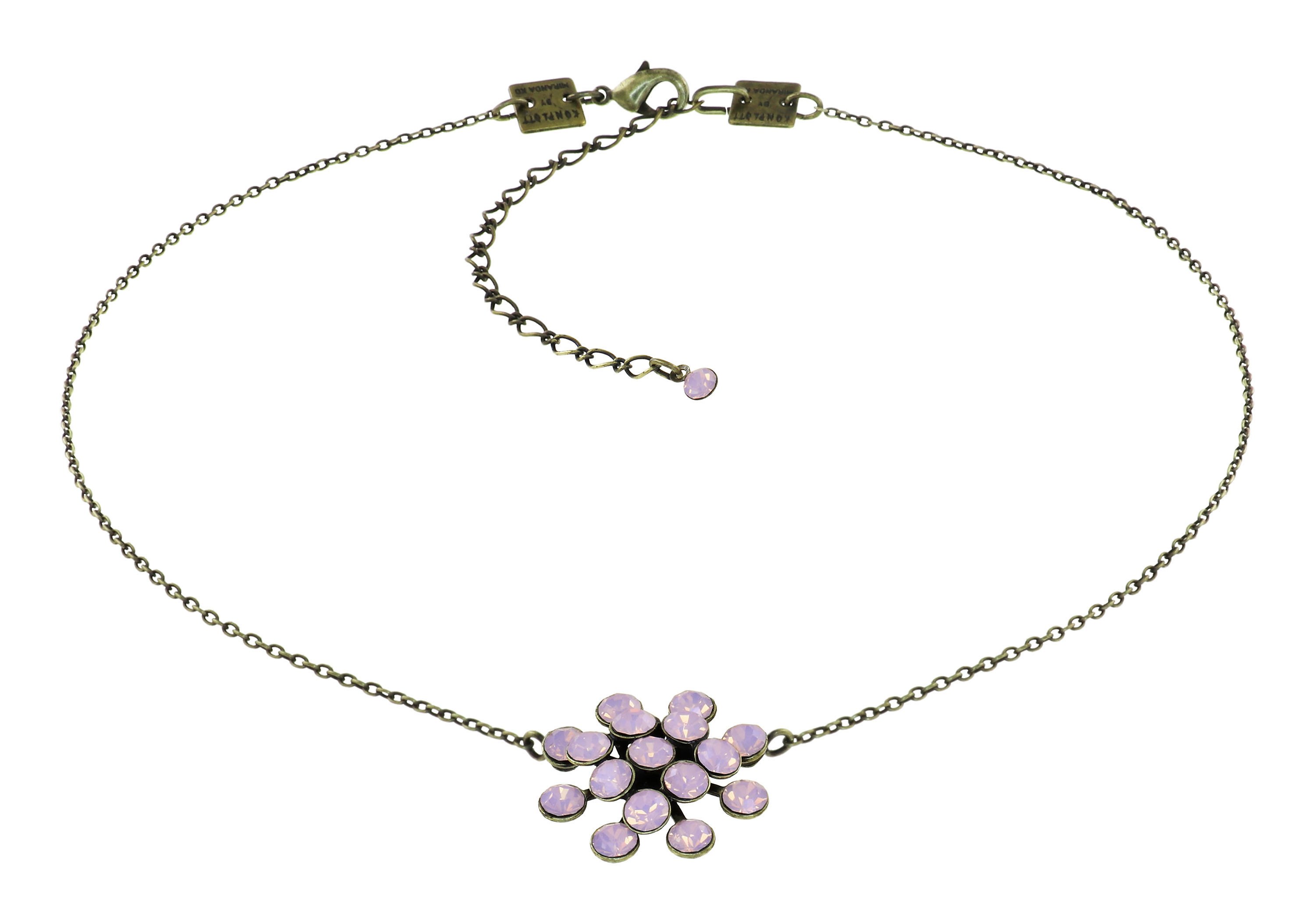 image for Necklace pendant Magic Fireball Pink rose opal Classic Size (21mm Ø)