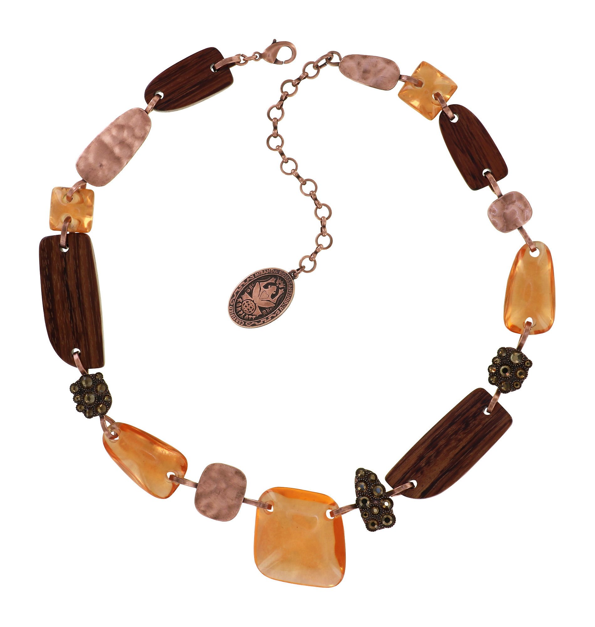 image for Necklace Earth, Wind and Business Brown  