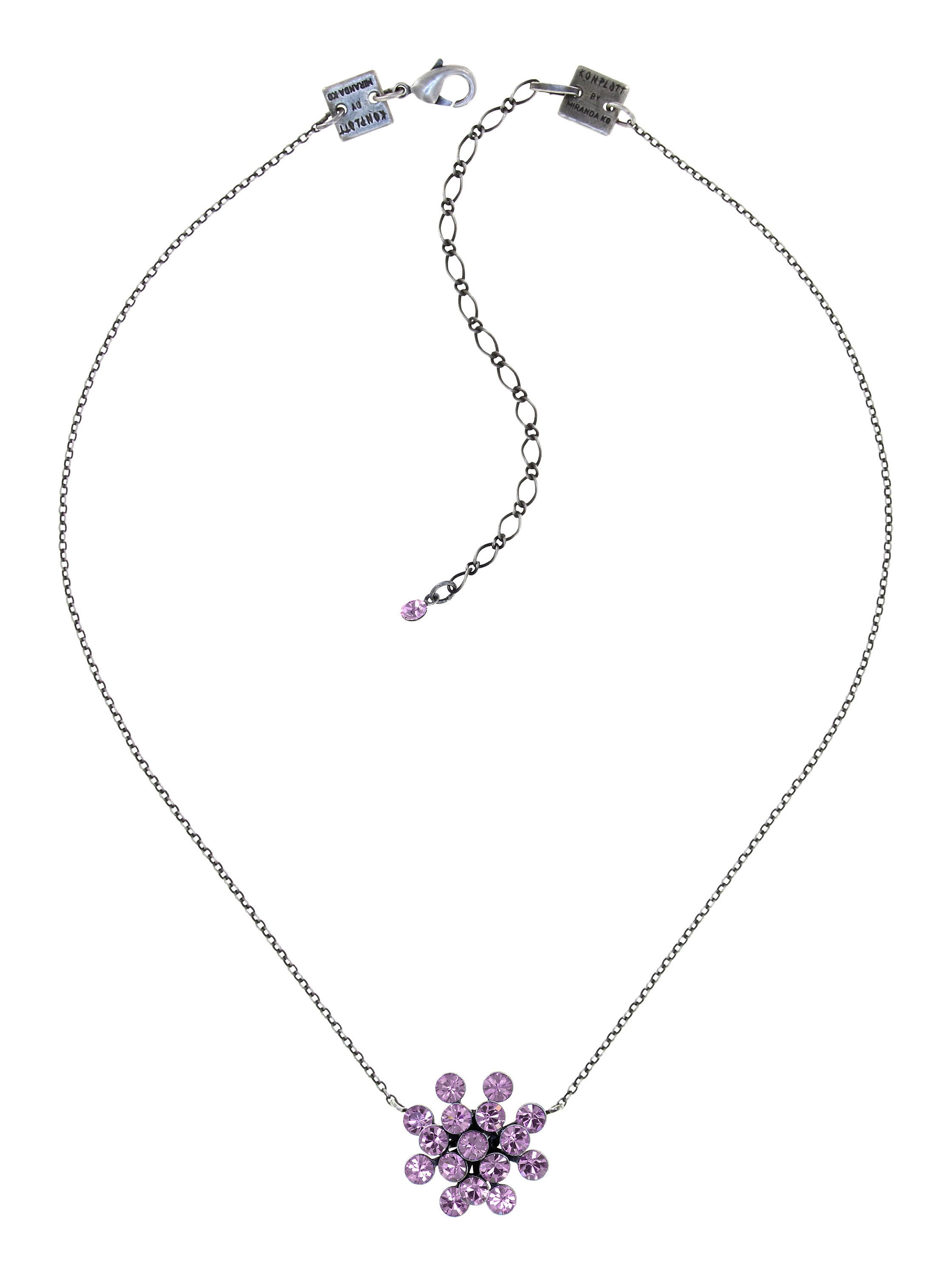 image for Necklace Pendant Magic Fireball Lila violet Classic Size (21mm Ø)