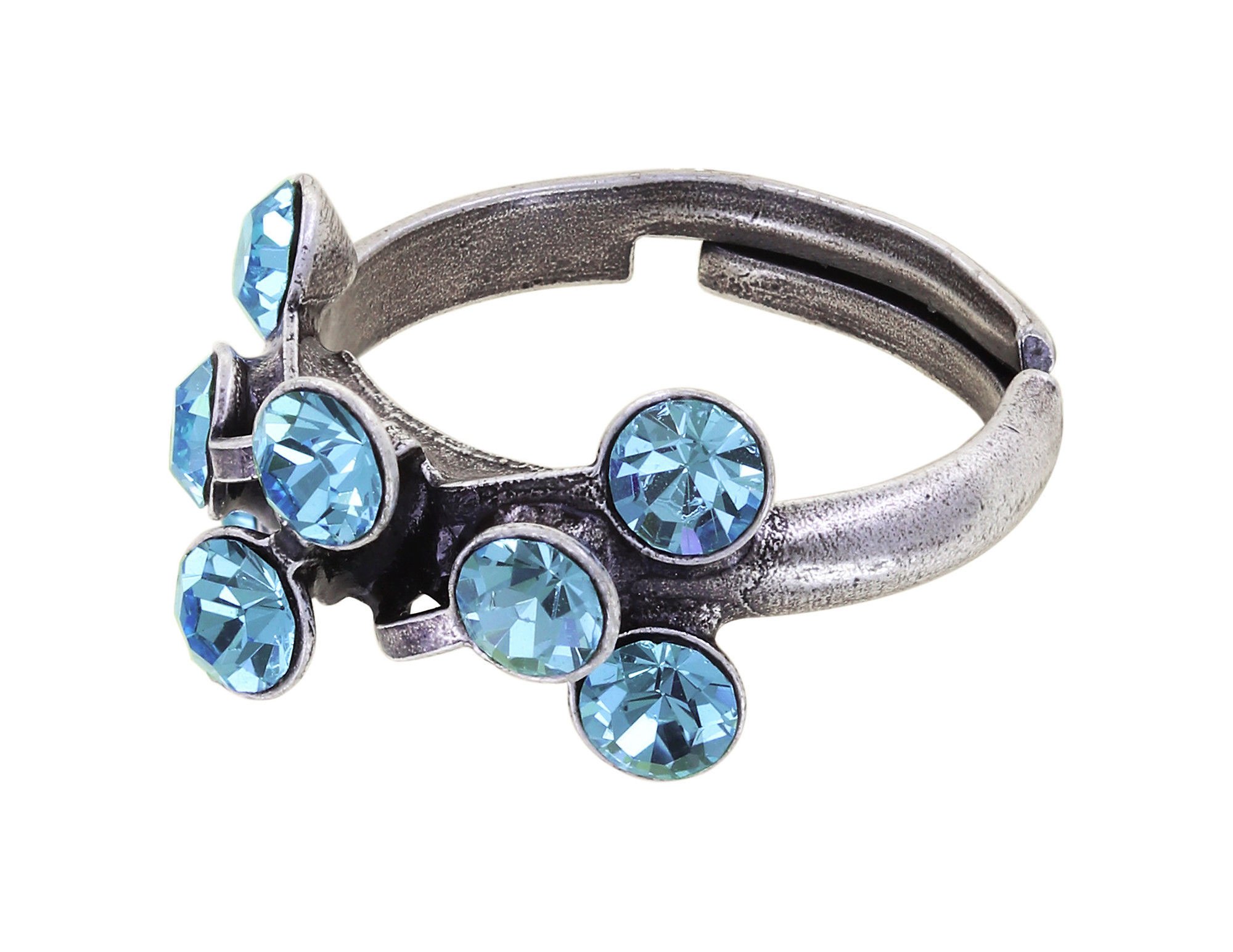 Bild für Ring Magic Fireball Hellblau Aquamarin Classic Size (21mm Ø)