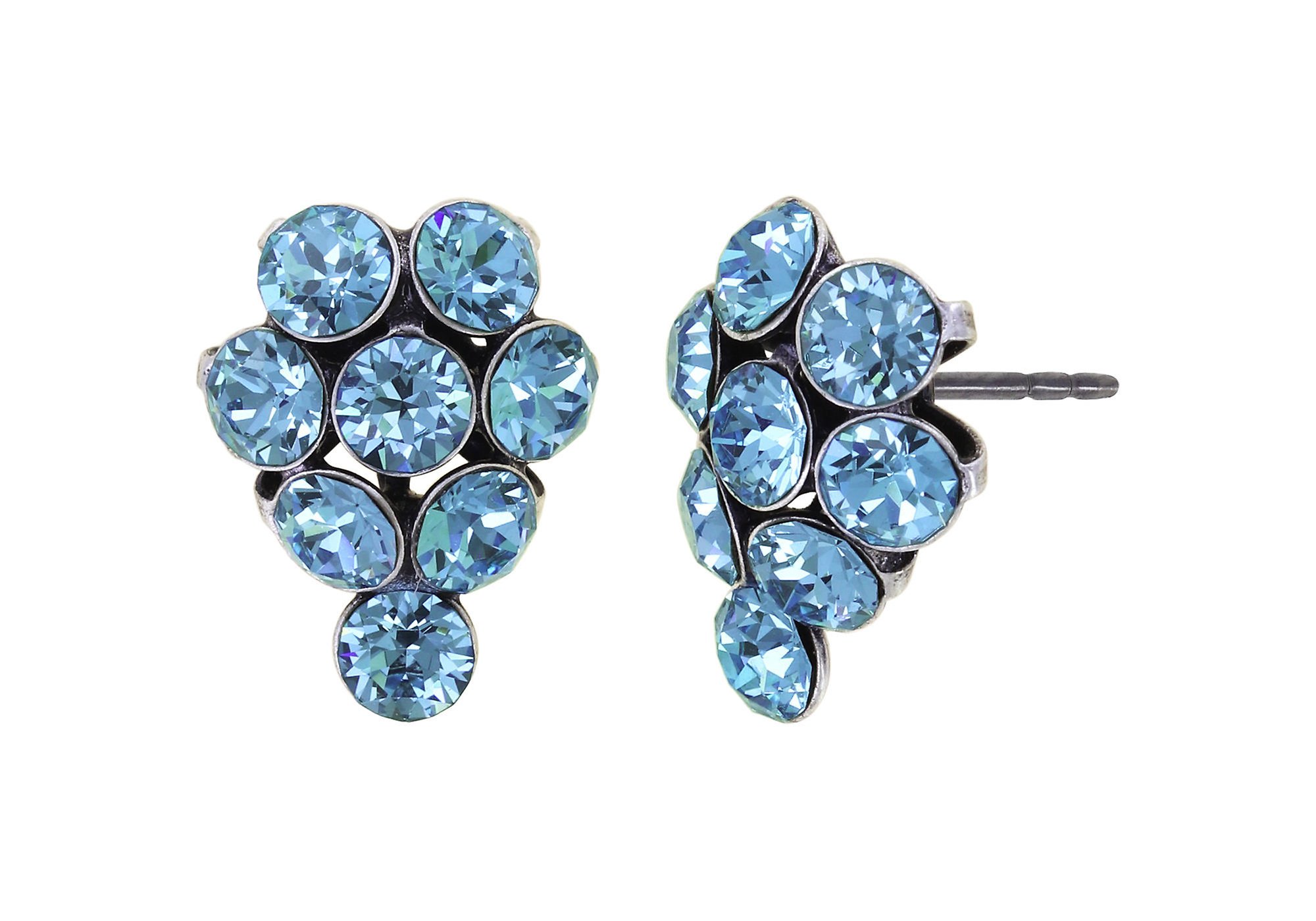 Bild für Ohrstecker Magic Fireball Hellblau Aquamarin Classic Size (21mm Ø)