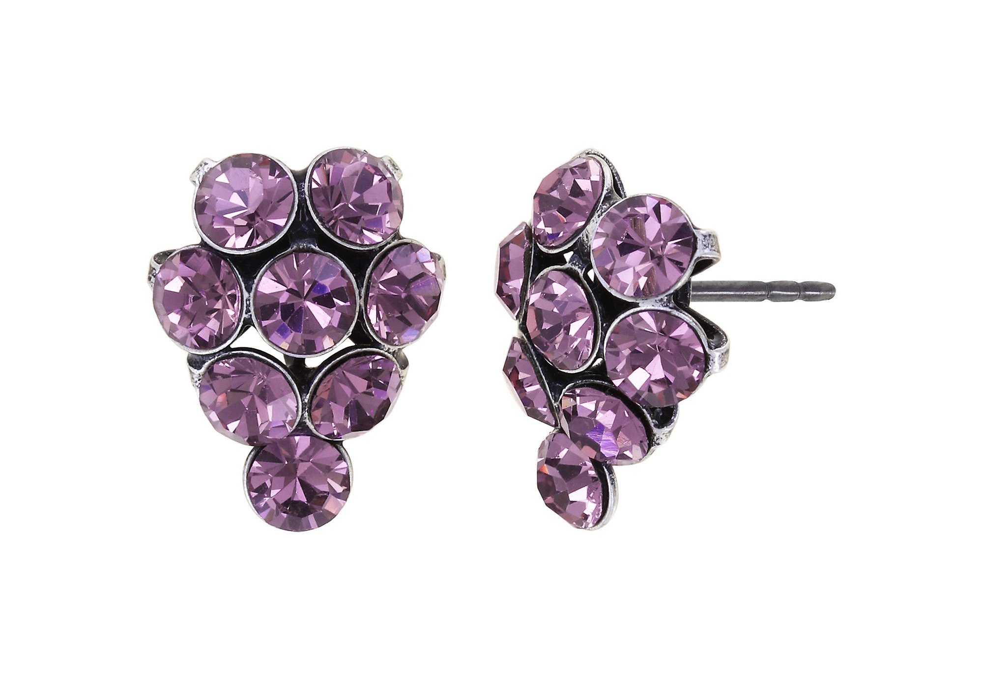 Bild für Ohrstecker Magic Fireball Lila Heller Amethyst Classic Size (21mm Ø)