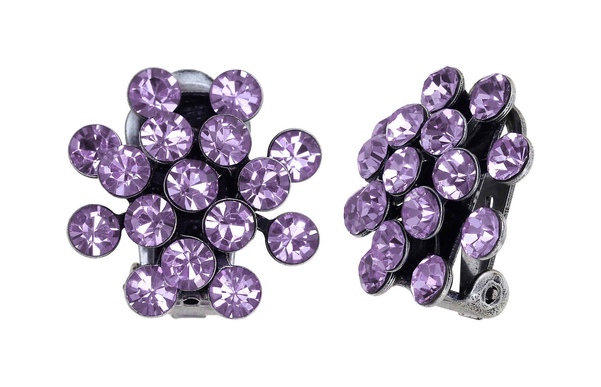 Bild für Ohrringe mit Clip Magic Fireball Lila Veilchen Classic Size (21mm Ø)