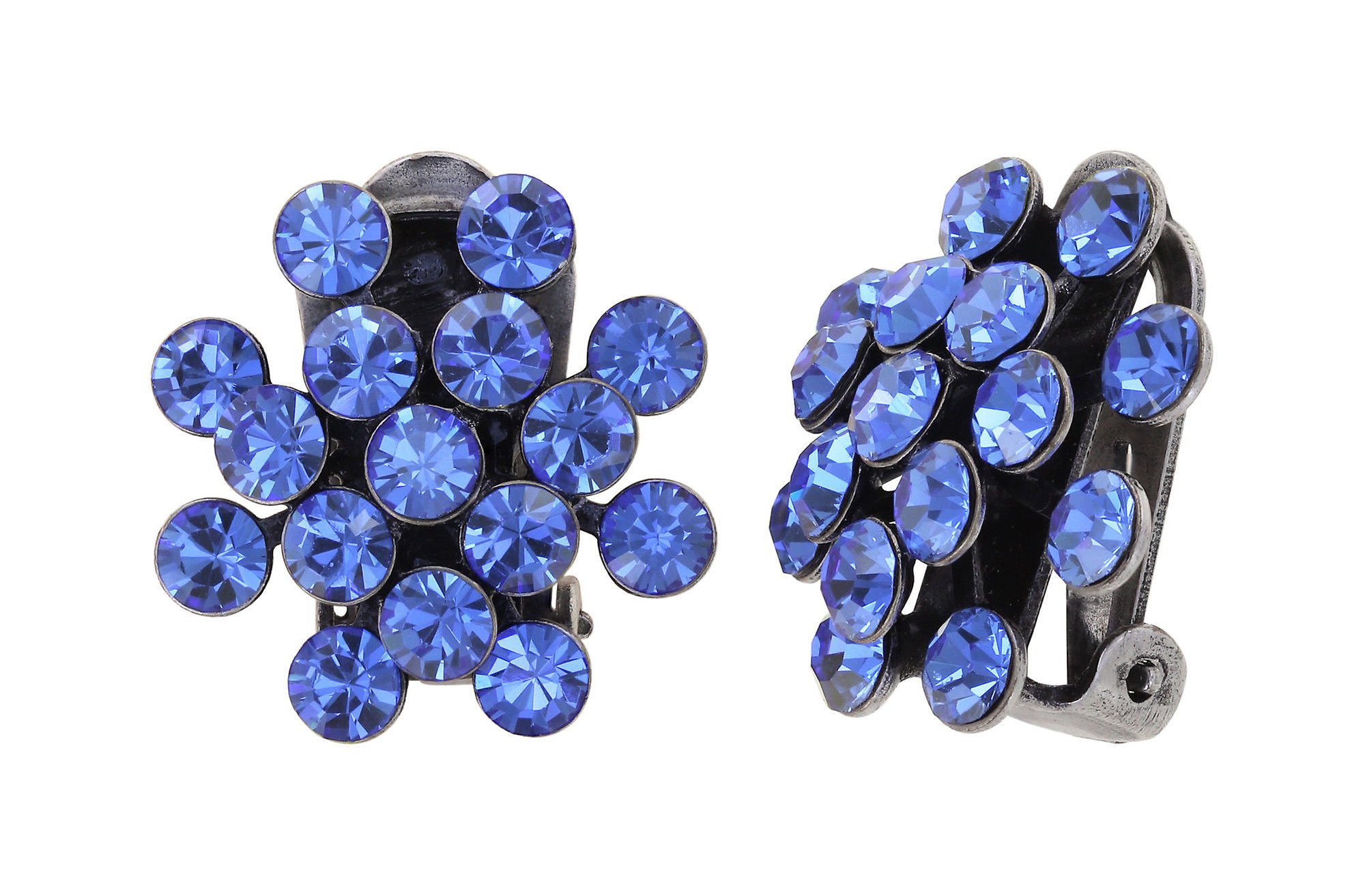 image pour Boucles d'oreilles Clip Magic Fireball Bleu sapphire Classic Size (21mm Ø)