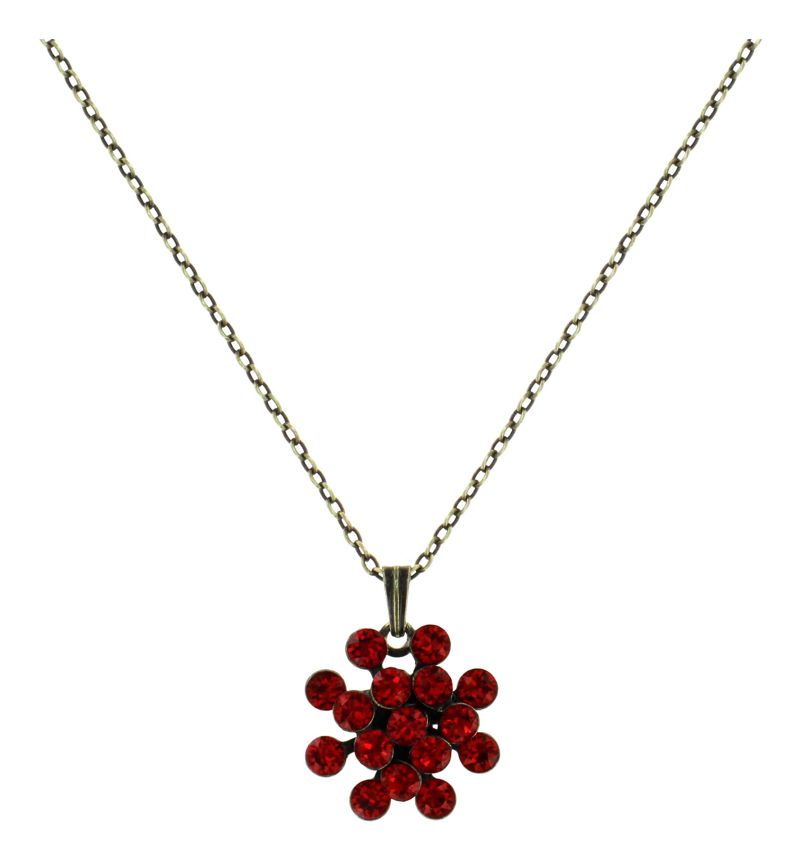 image pour Collier pendant Magic Fireball Rouge red velvet mini