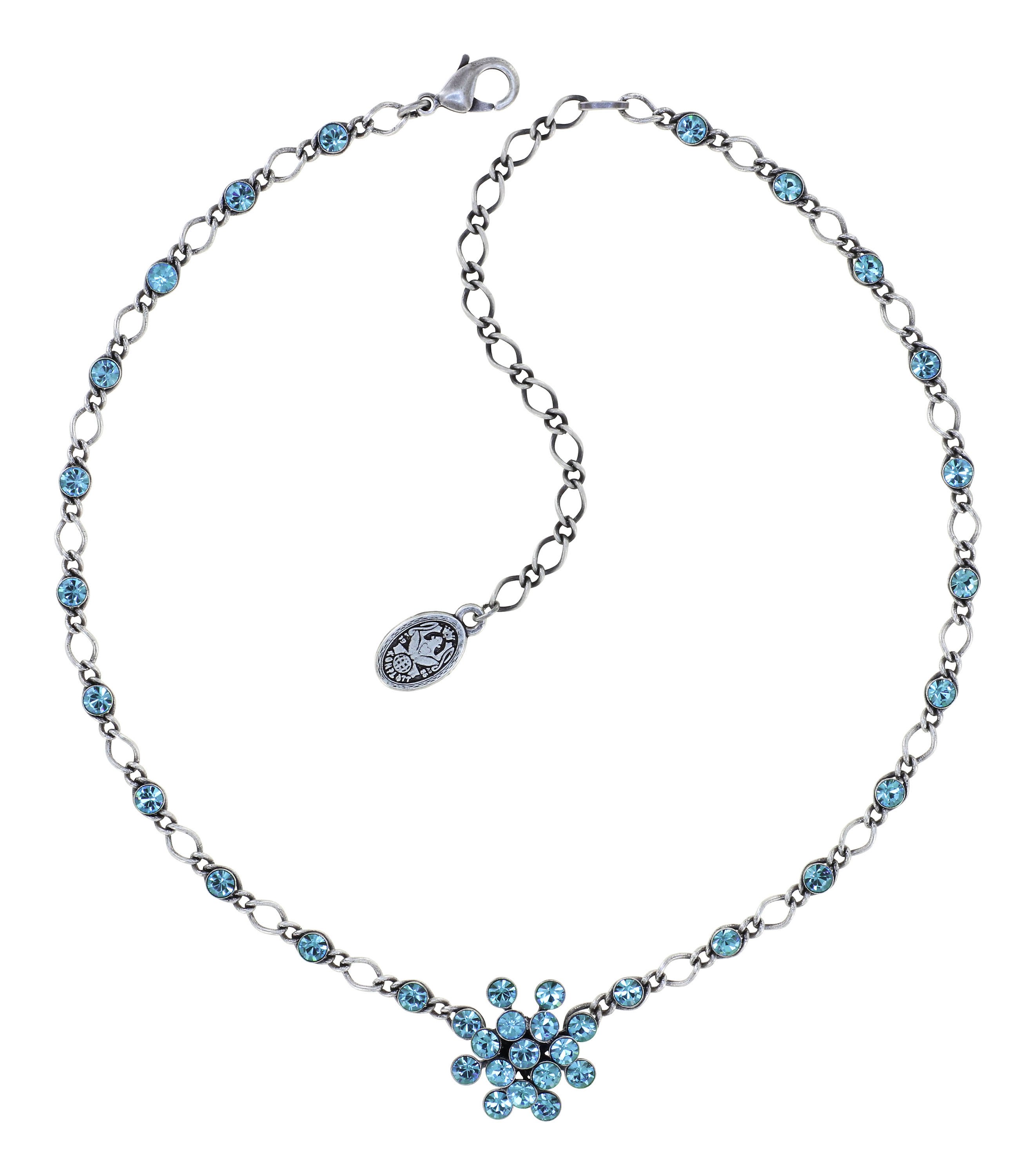 image for Necklace Magic Fireball Light Blue aquamarine Classic Size (21mm Ø)