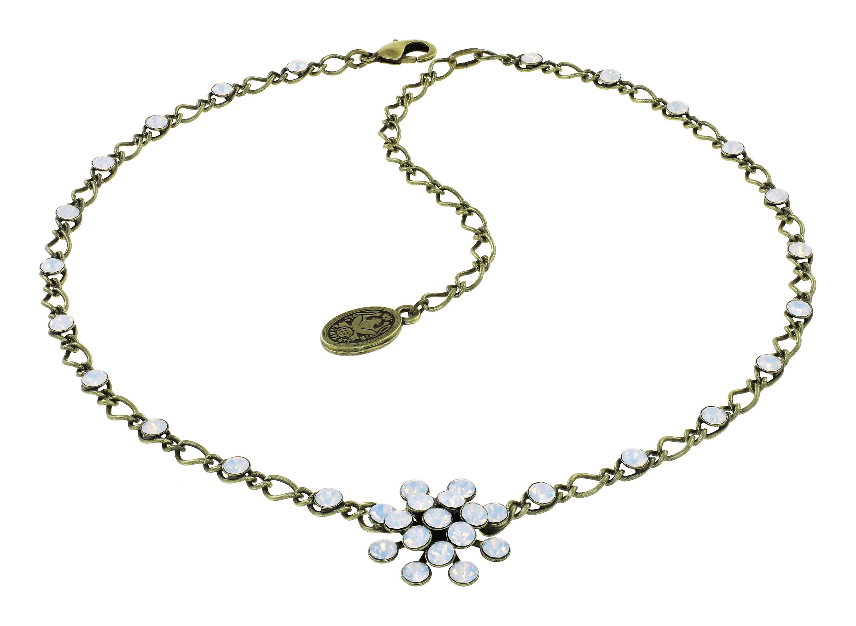 image pour Collier Magic Fireball Blanc white opal Classic Size (21mm Ø)