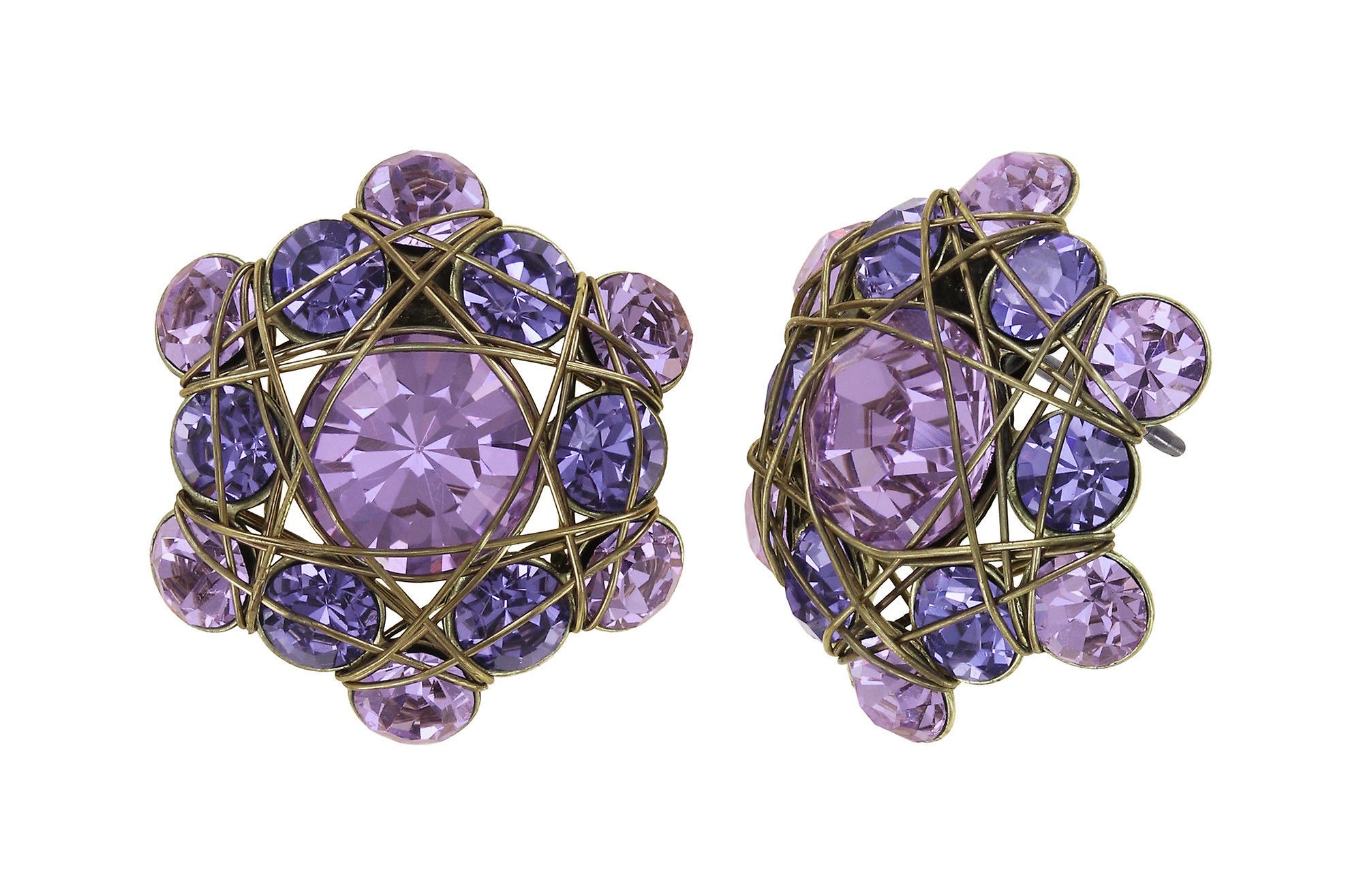 image pour Clou d'oreille Bended Lights Lila  