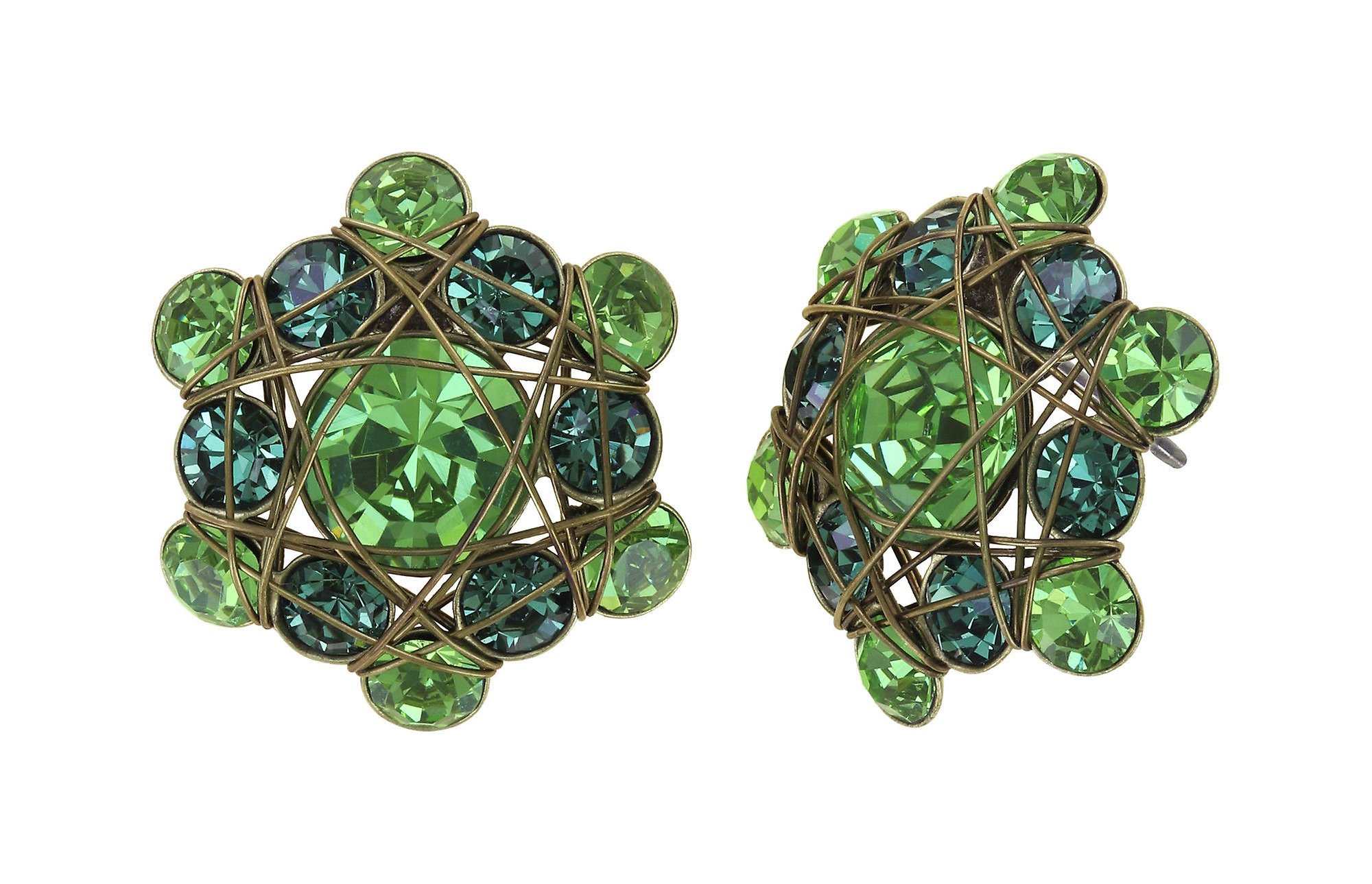 image pour Clou d'oreille Bended Lights Vert  