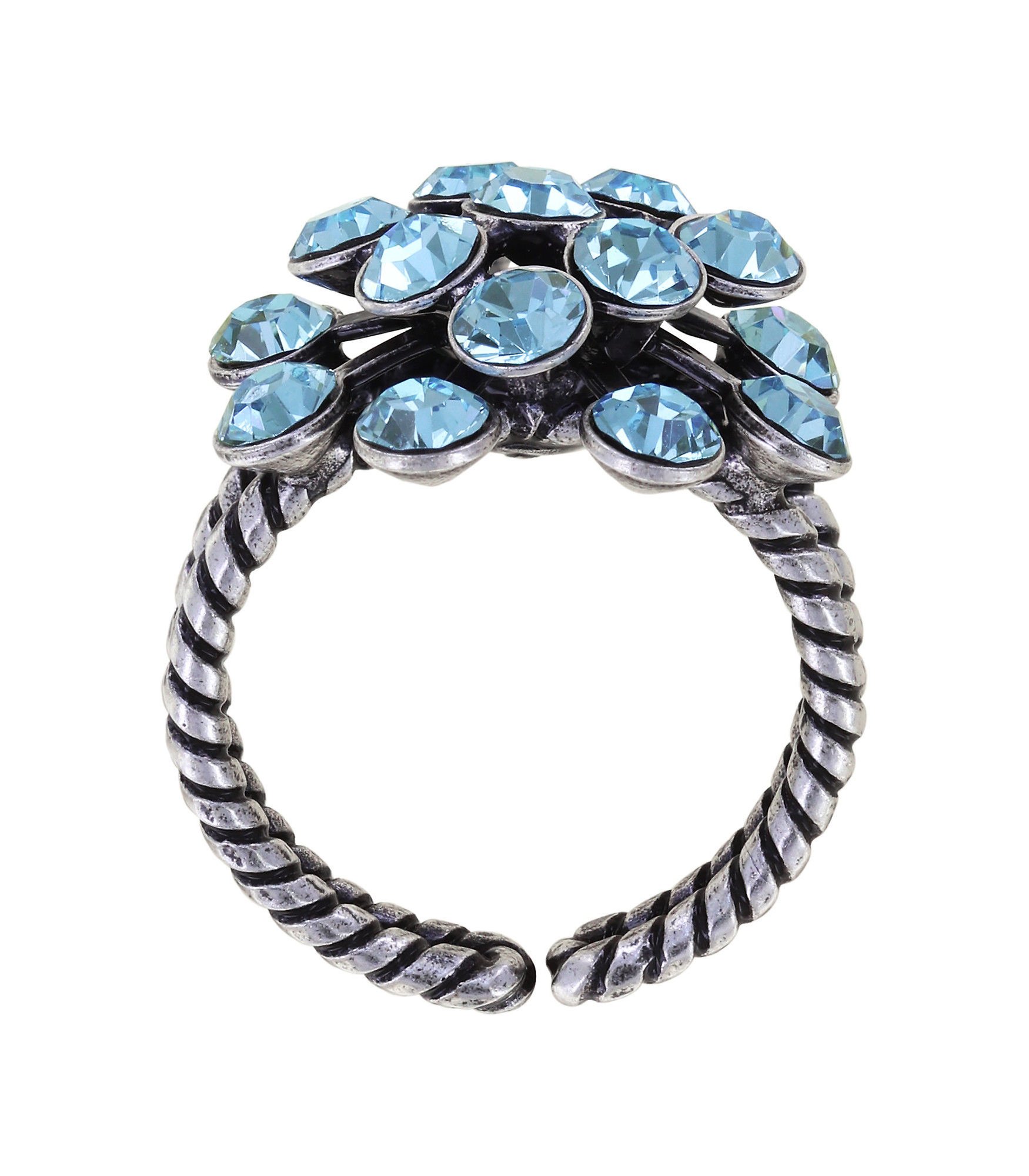 image for Ring Magic Fireball Light Blue aquamarine Classic Size (21mm Ø)