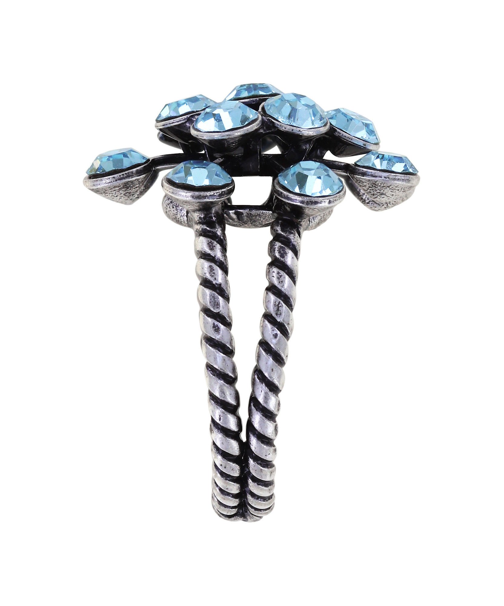 image pour Anneau Magic Fireball Bleu Clair aquamarine Classic Size (21mm Ø)